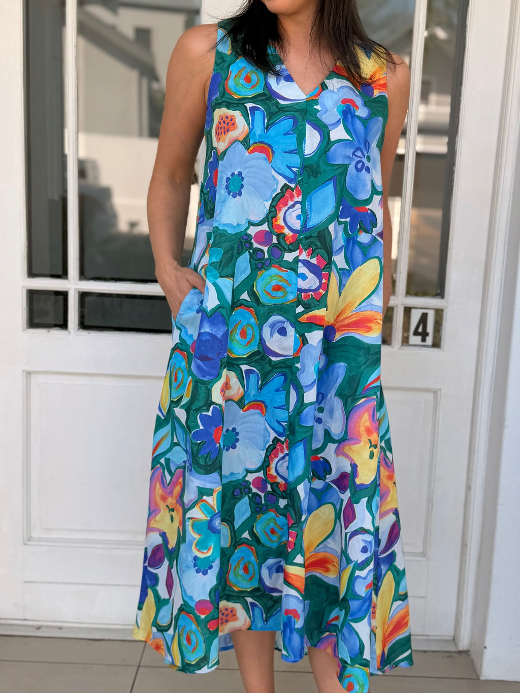 Mila dress - Mexican floral