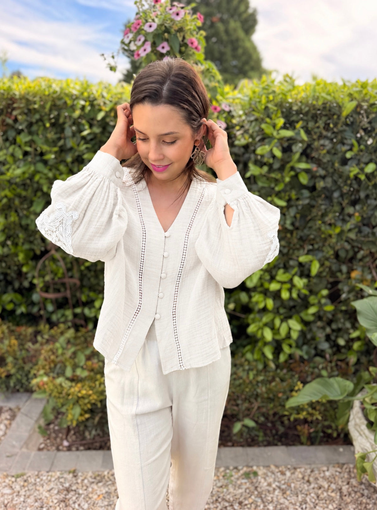 Jeanley blouse - White