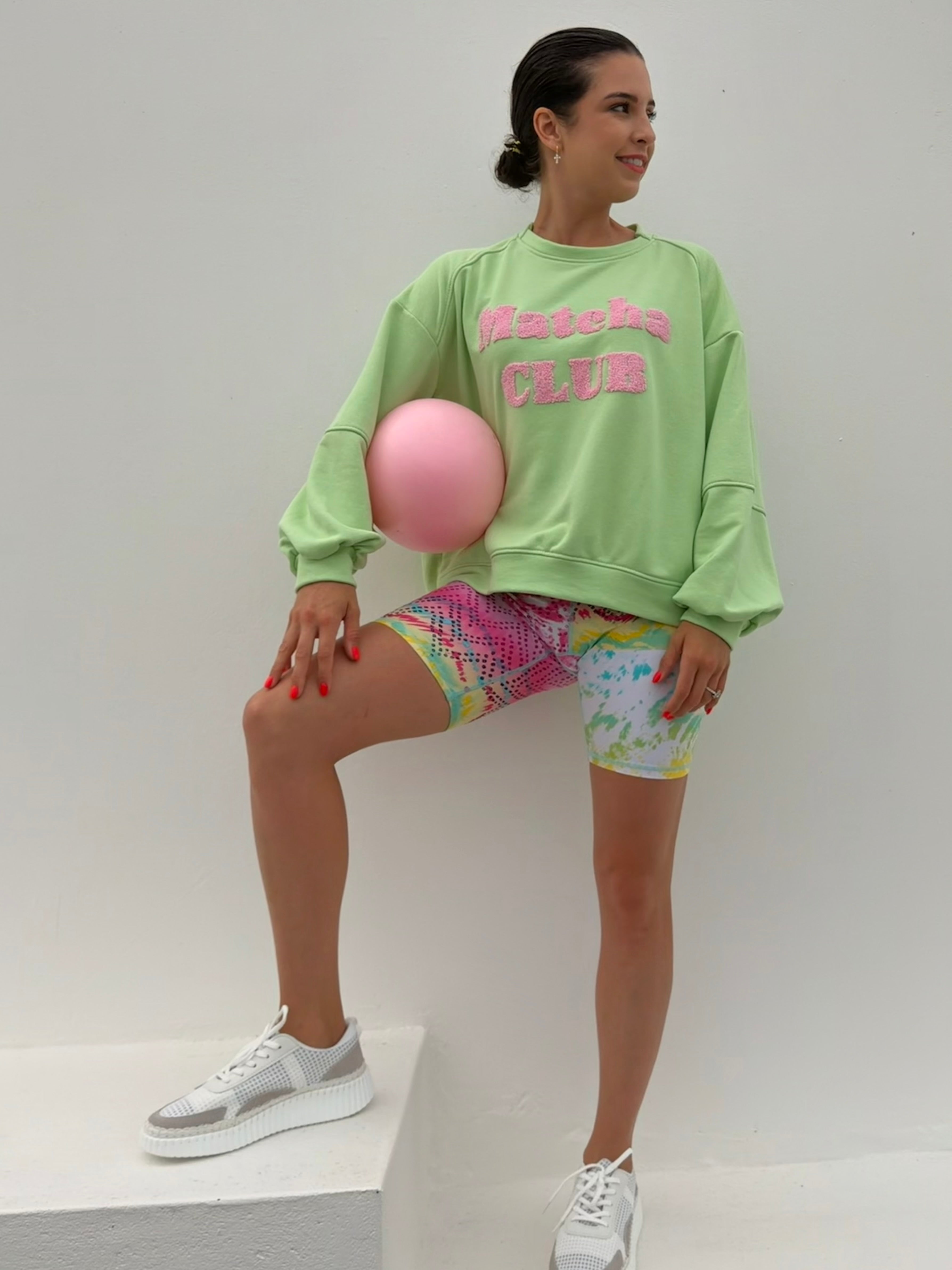 Matcha club top - Green