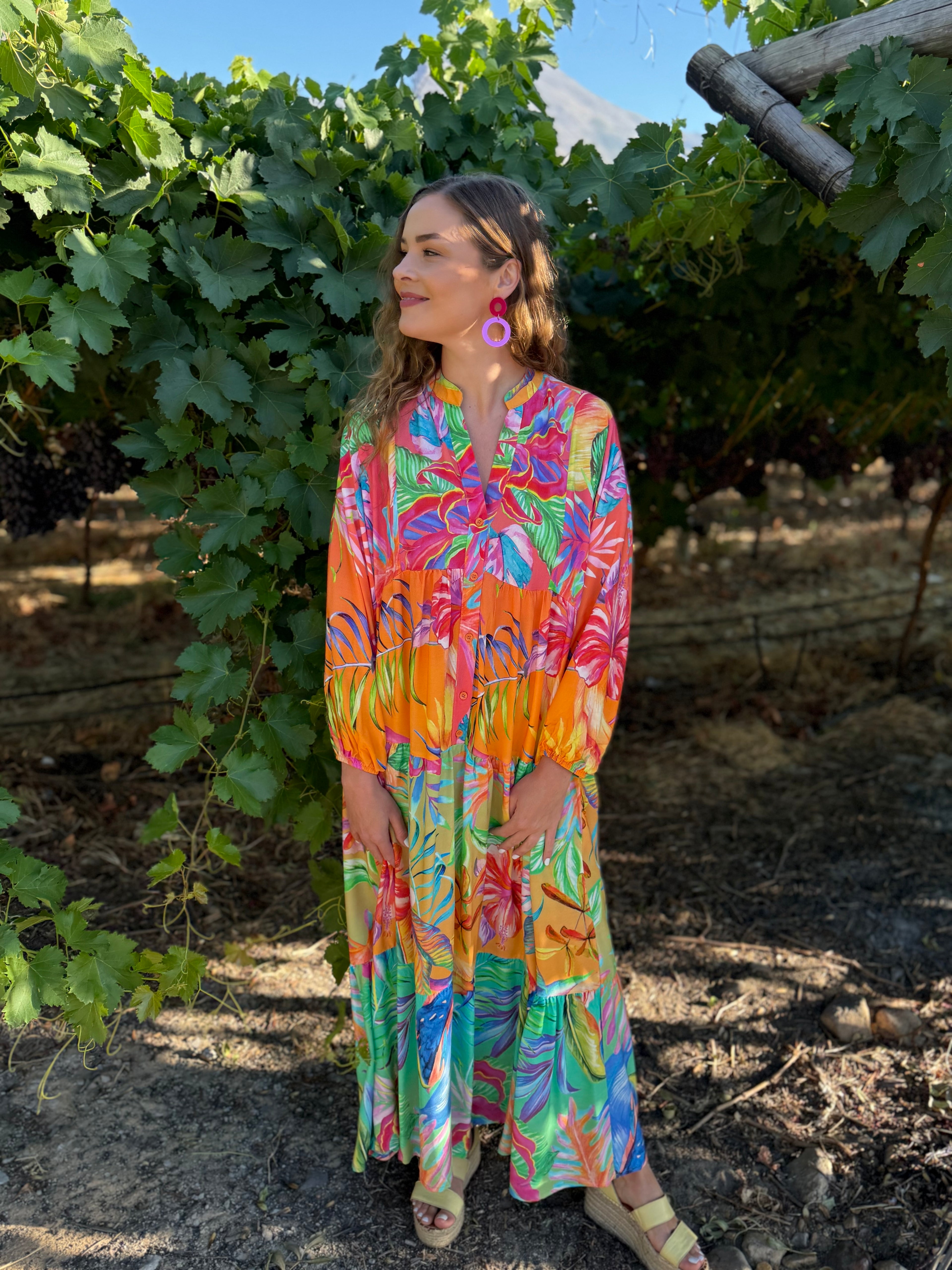 Jenna dress - tropical