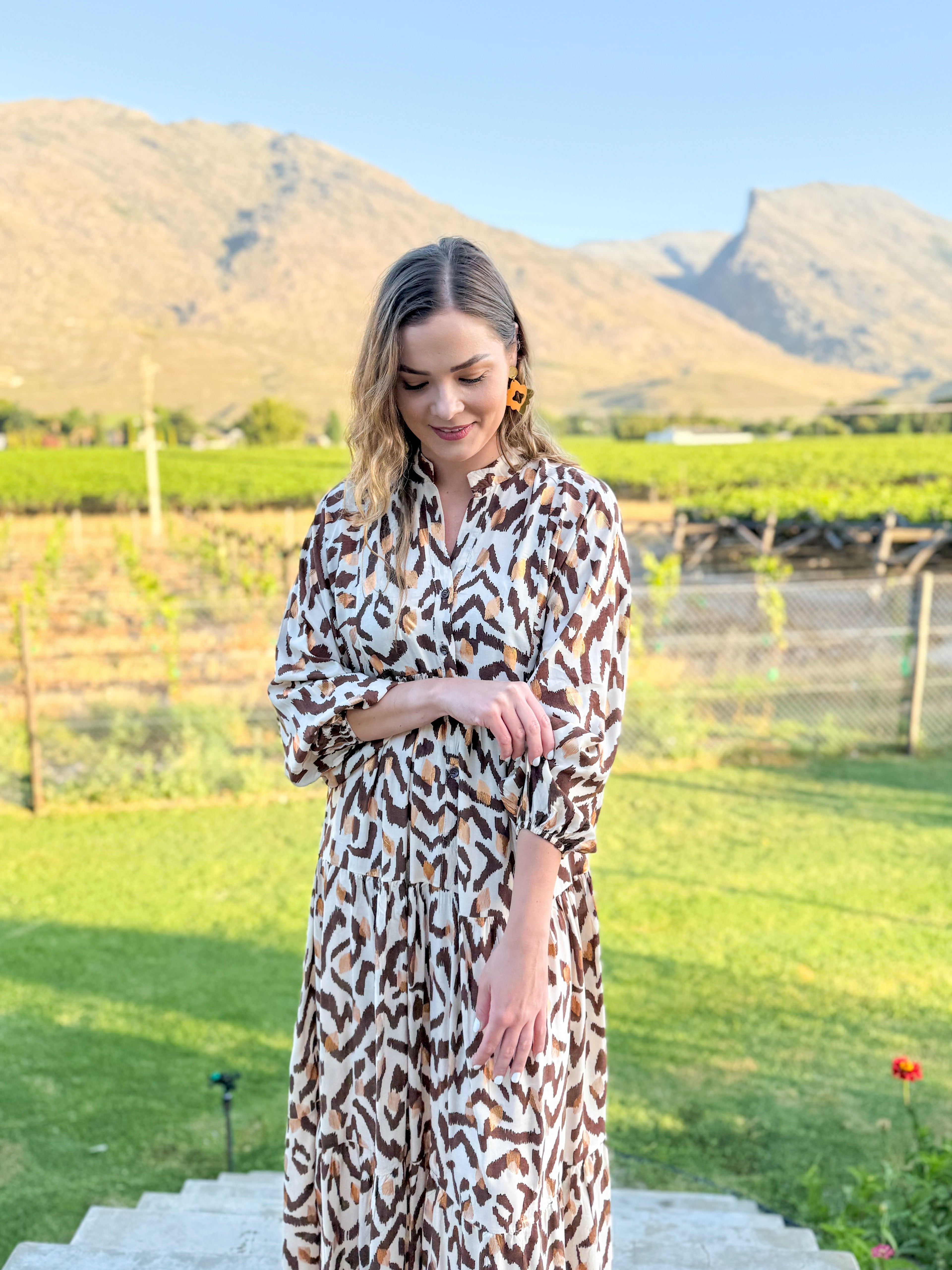 Jenna dress - Leopard