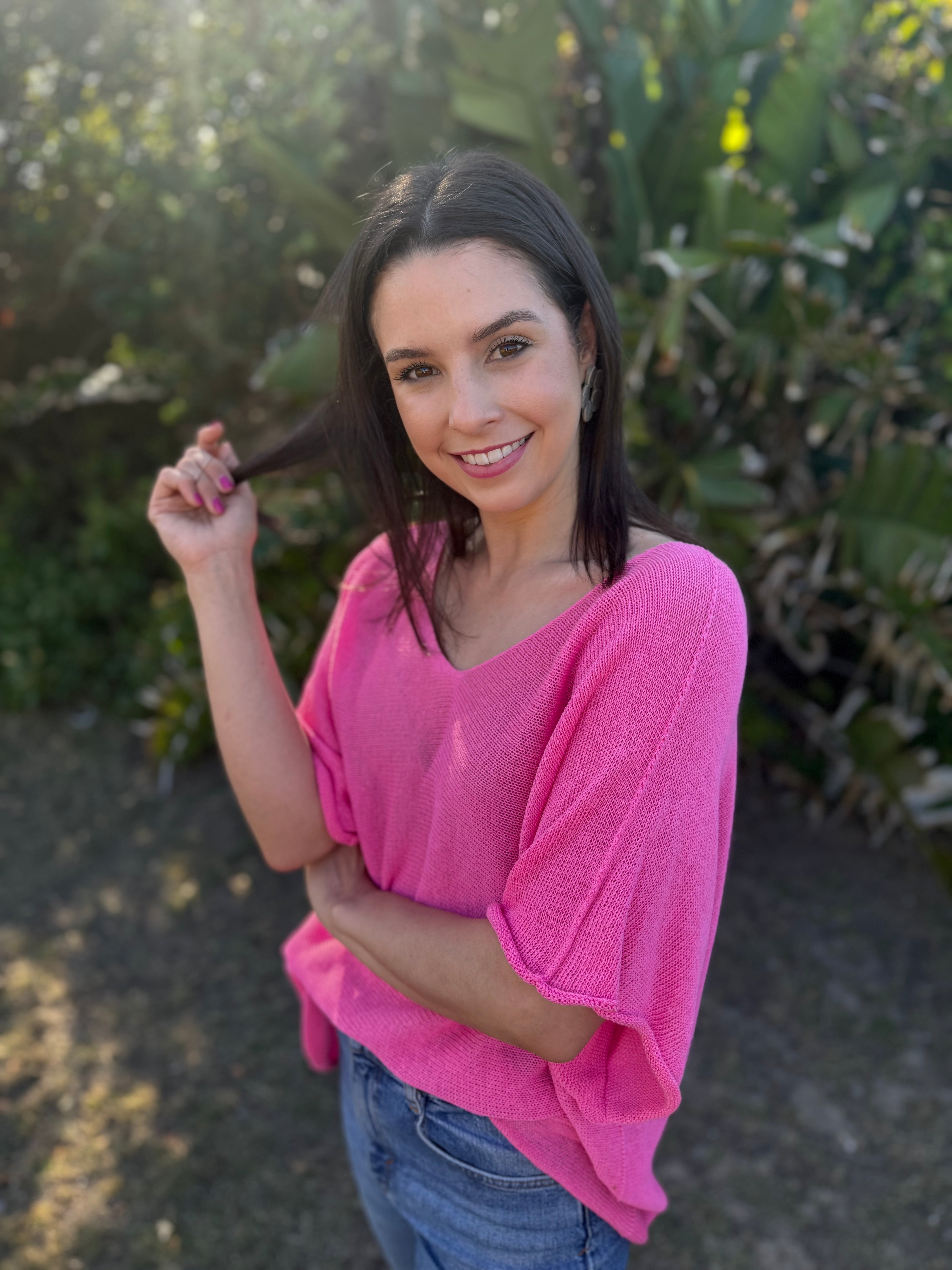 Italian summer knit - Pink