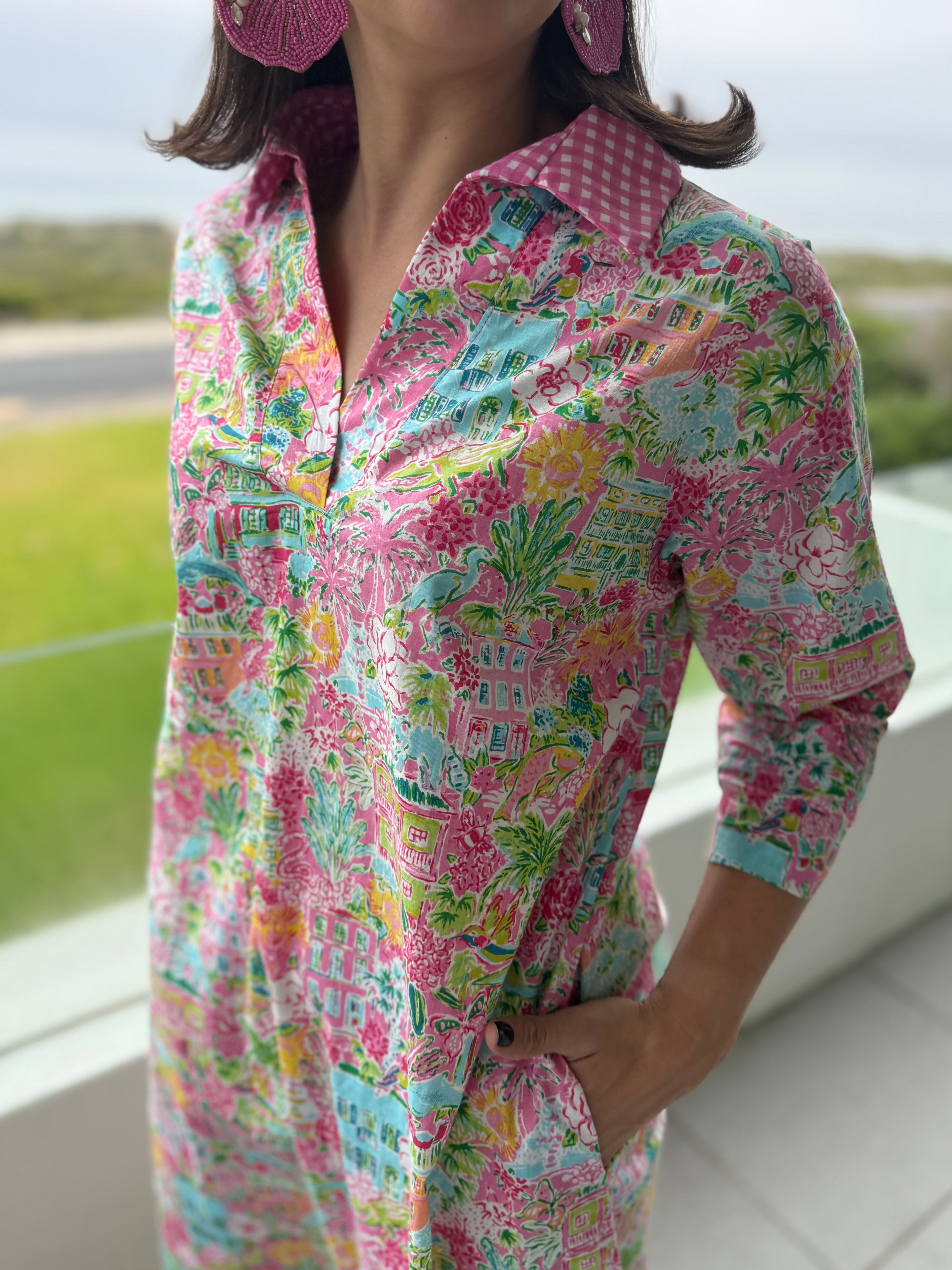 Janet dress - Pastel town