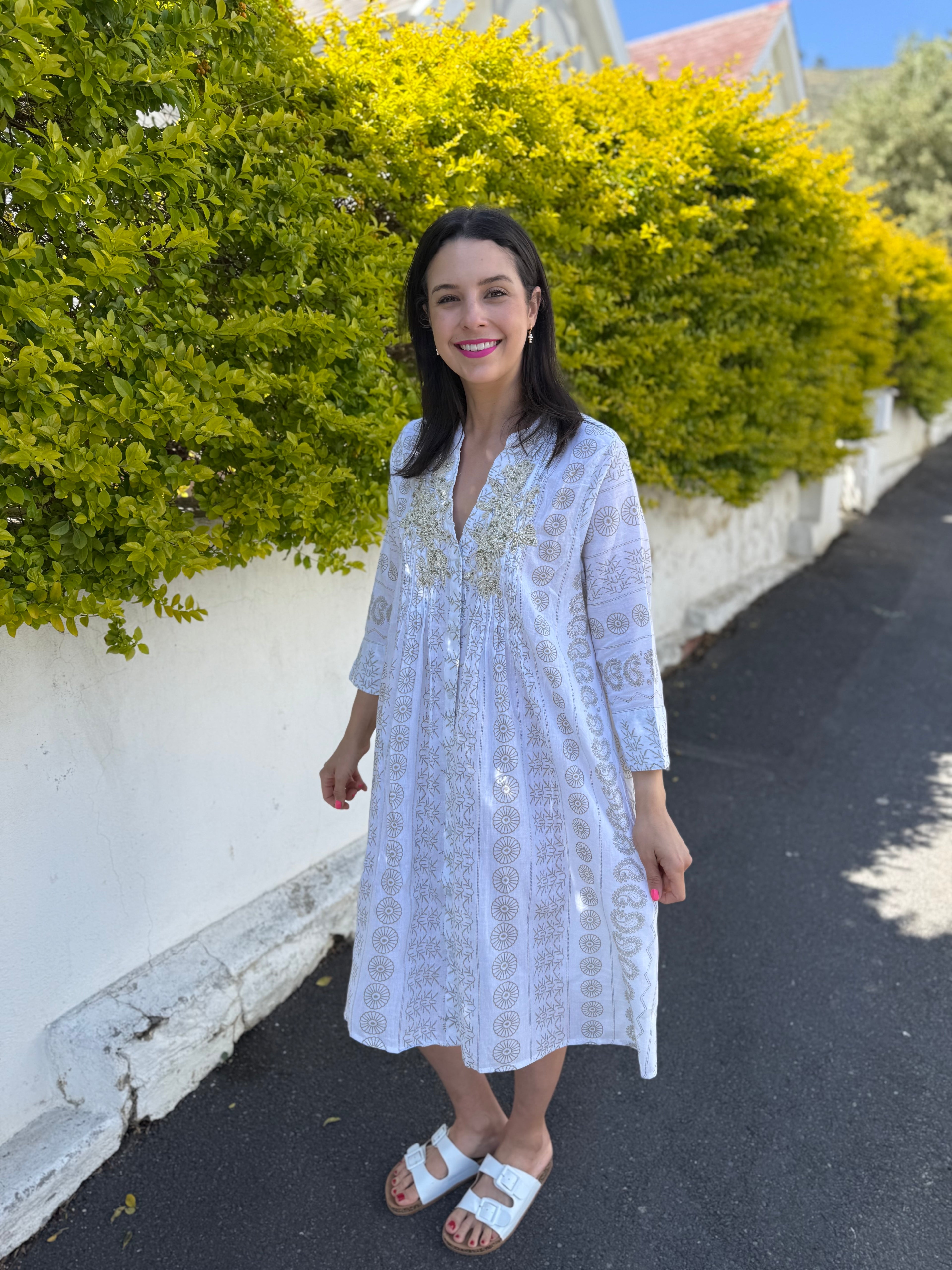 Gloria dress - Natural