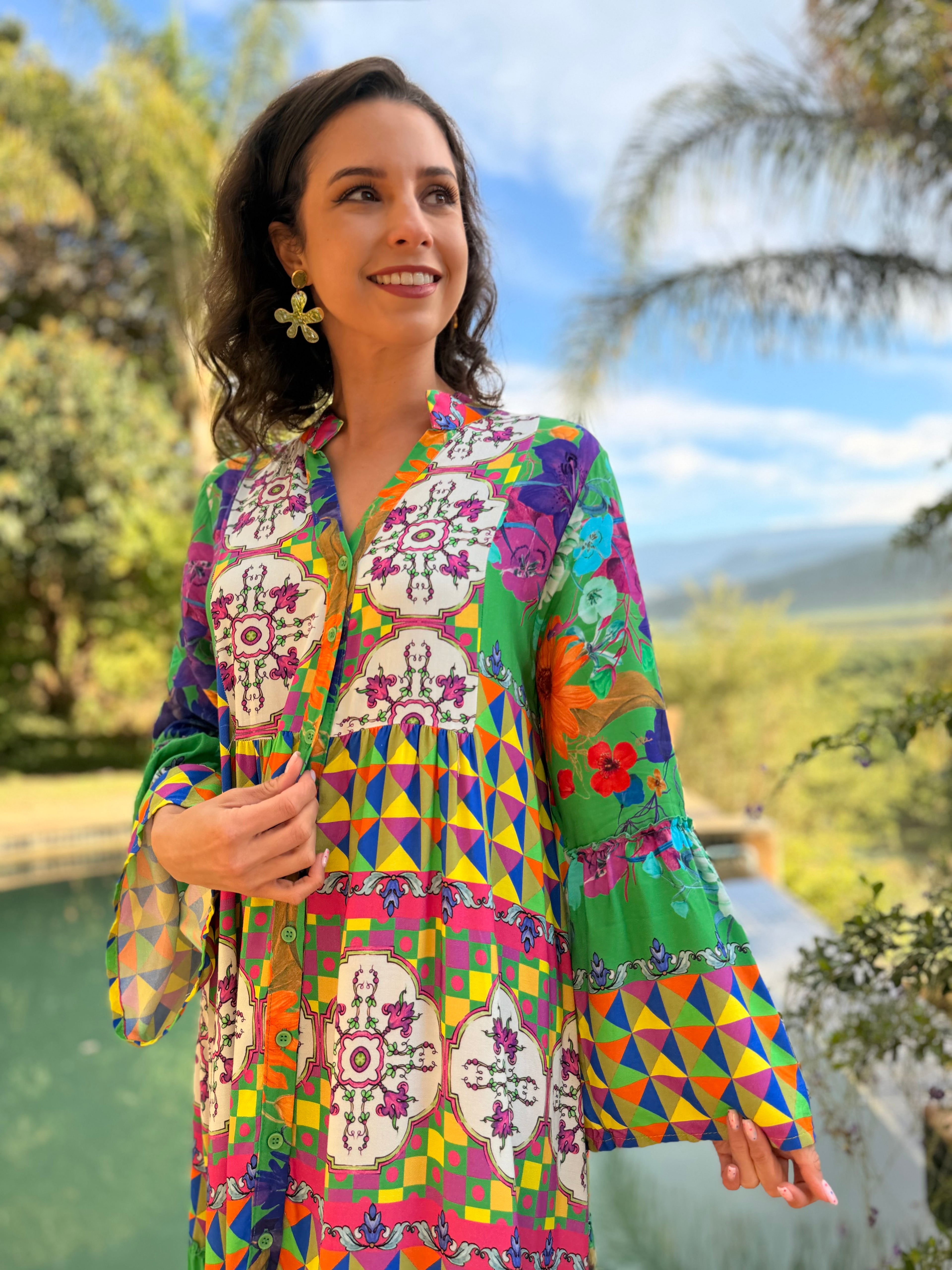 Lizette dress - Green
