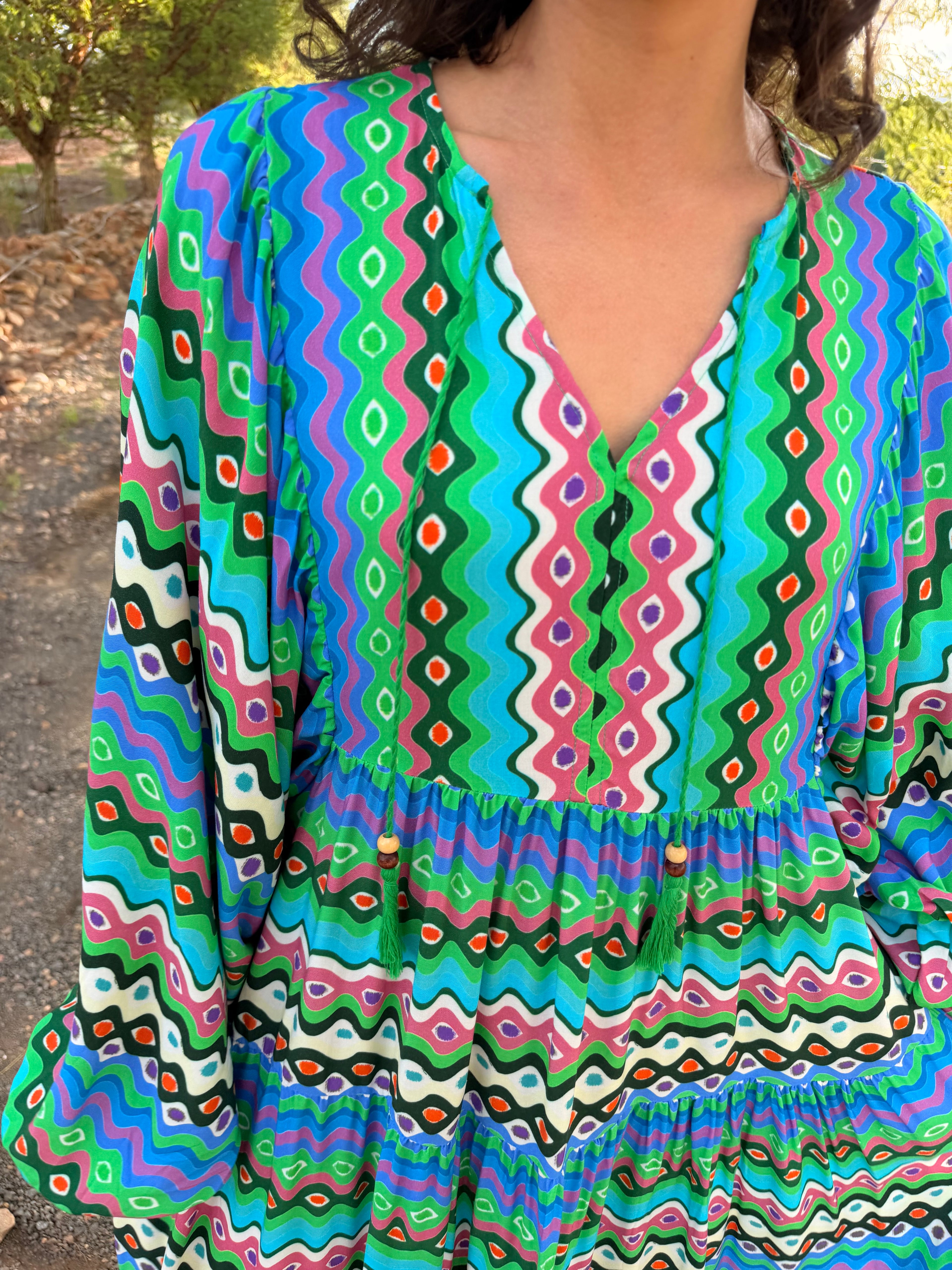 Sally dress - Squiggles