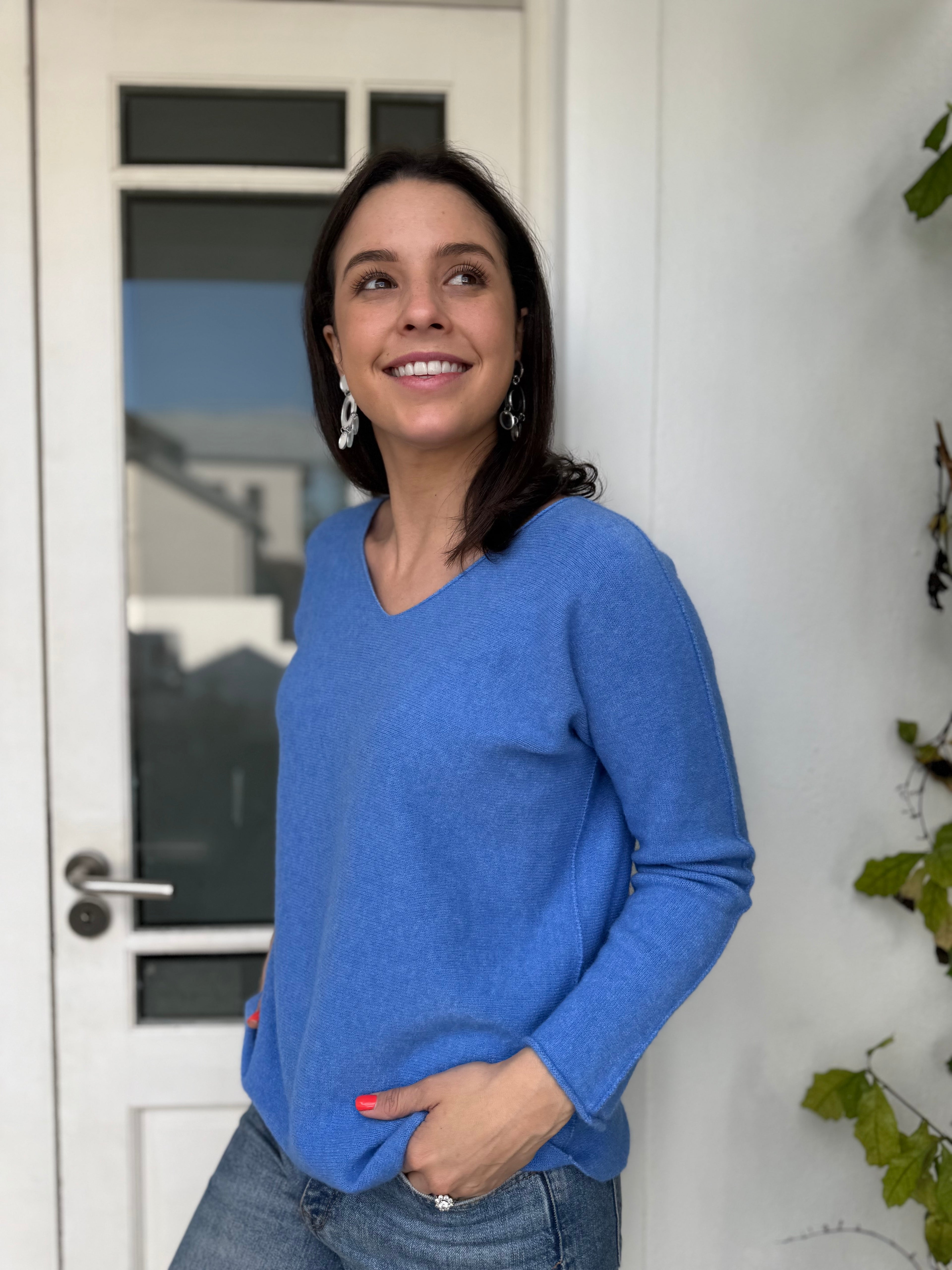 Italian viscose knit - Blue