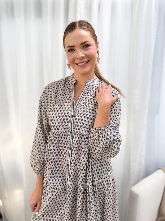 Jenna dress - Blue rosemary