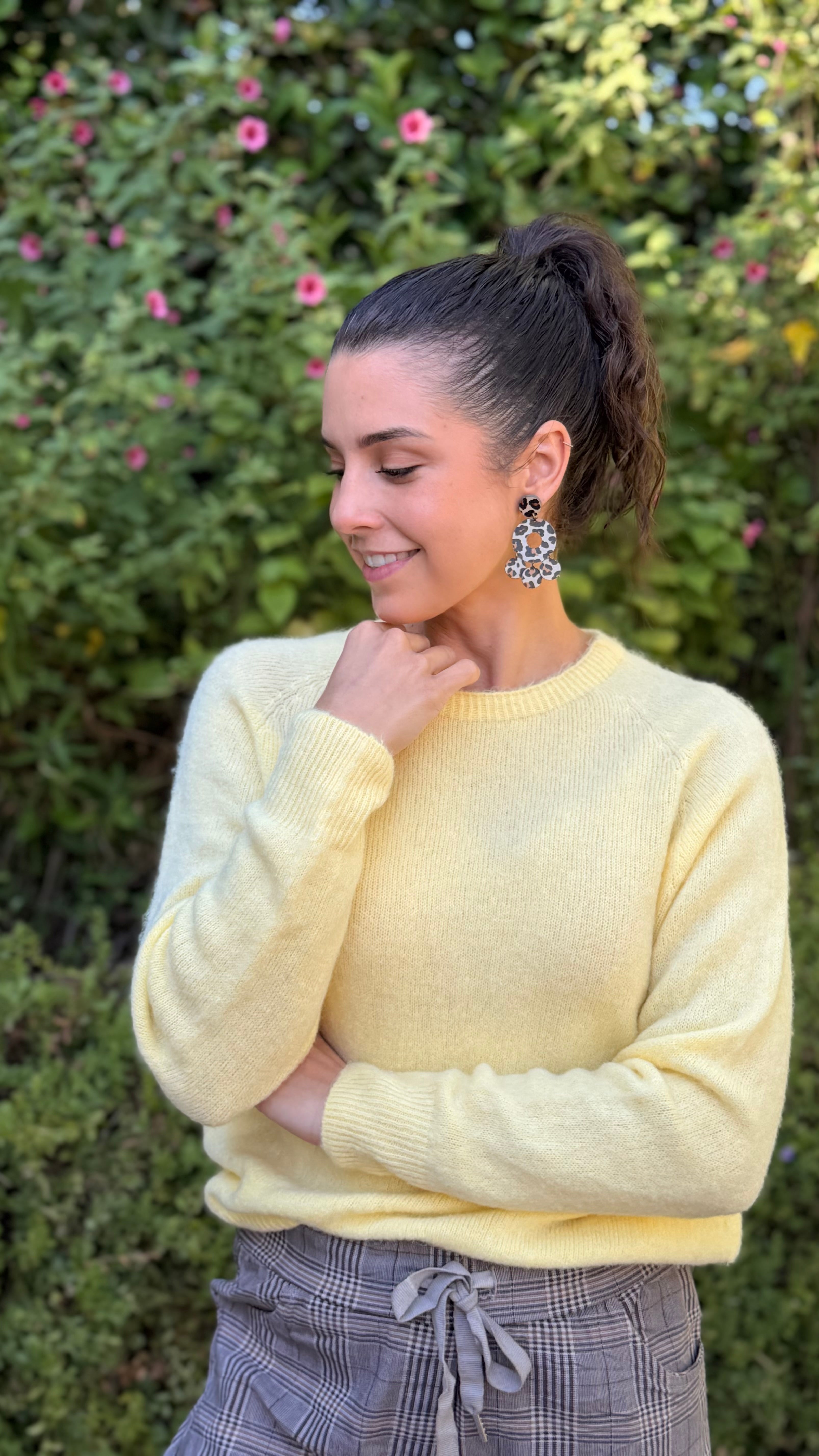 Baby alpaca knit - Butter yellow