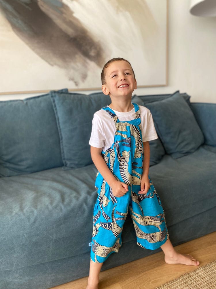 Dungaree- Crazy cats Babalu boutique