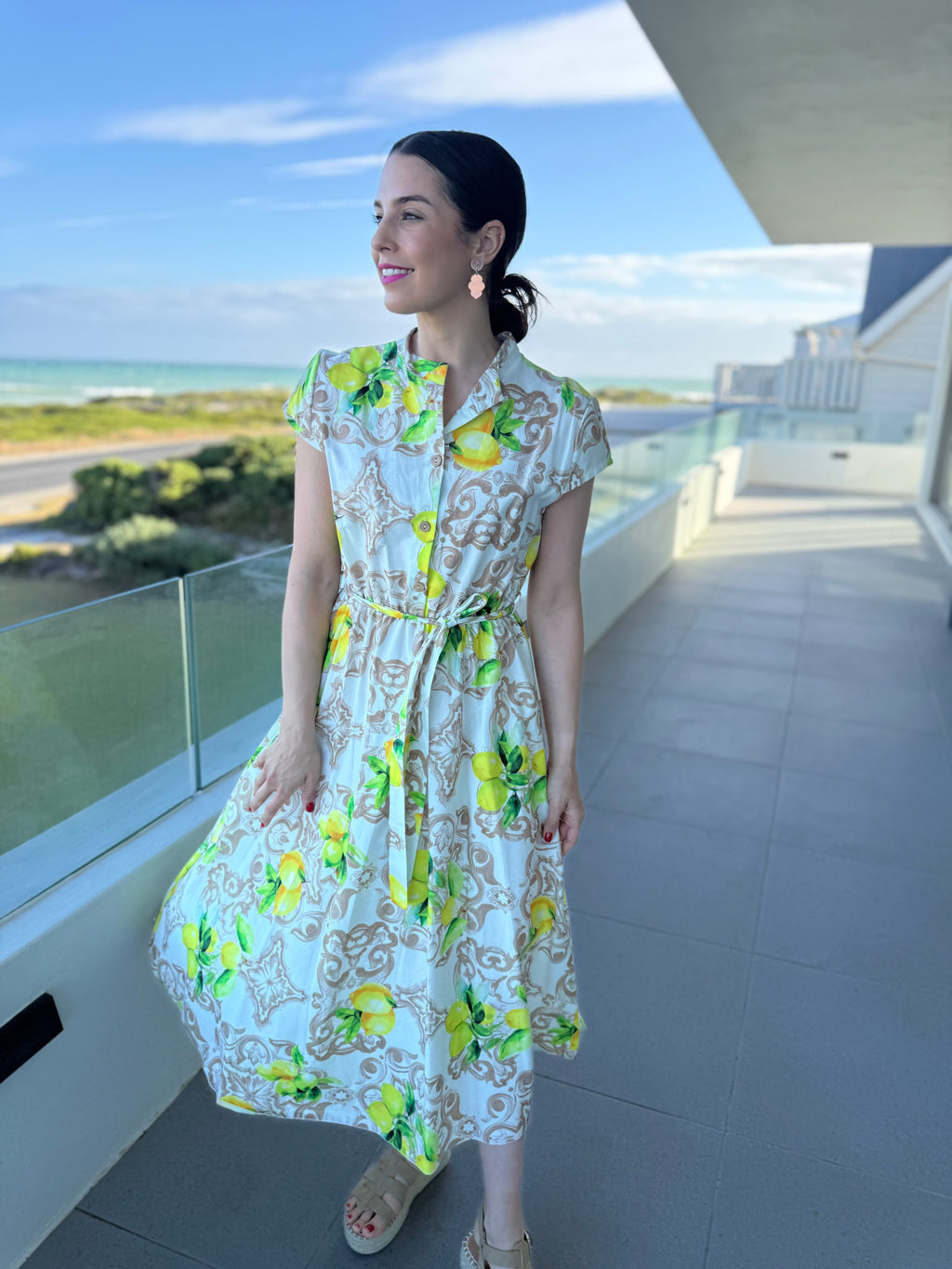 Bibi dress - Beige La Dolcé Vita