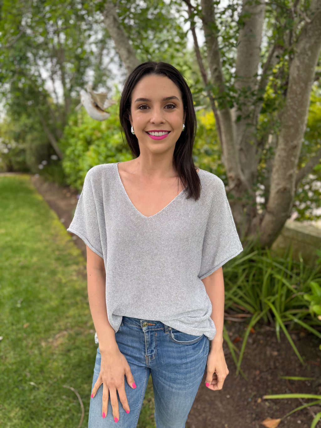 Italian summer knit - Grey