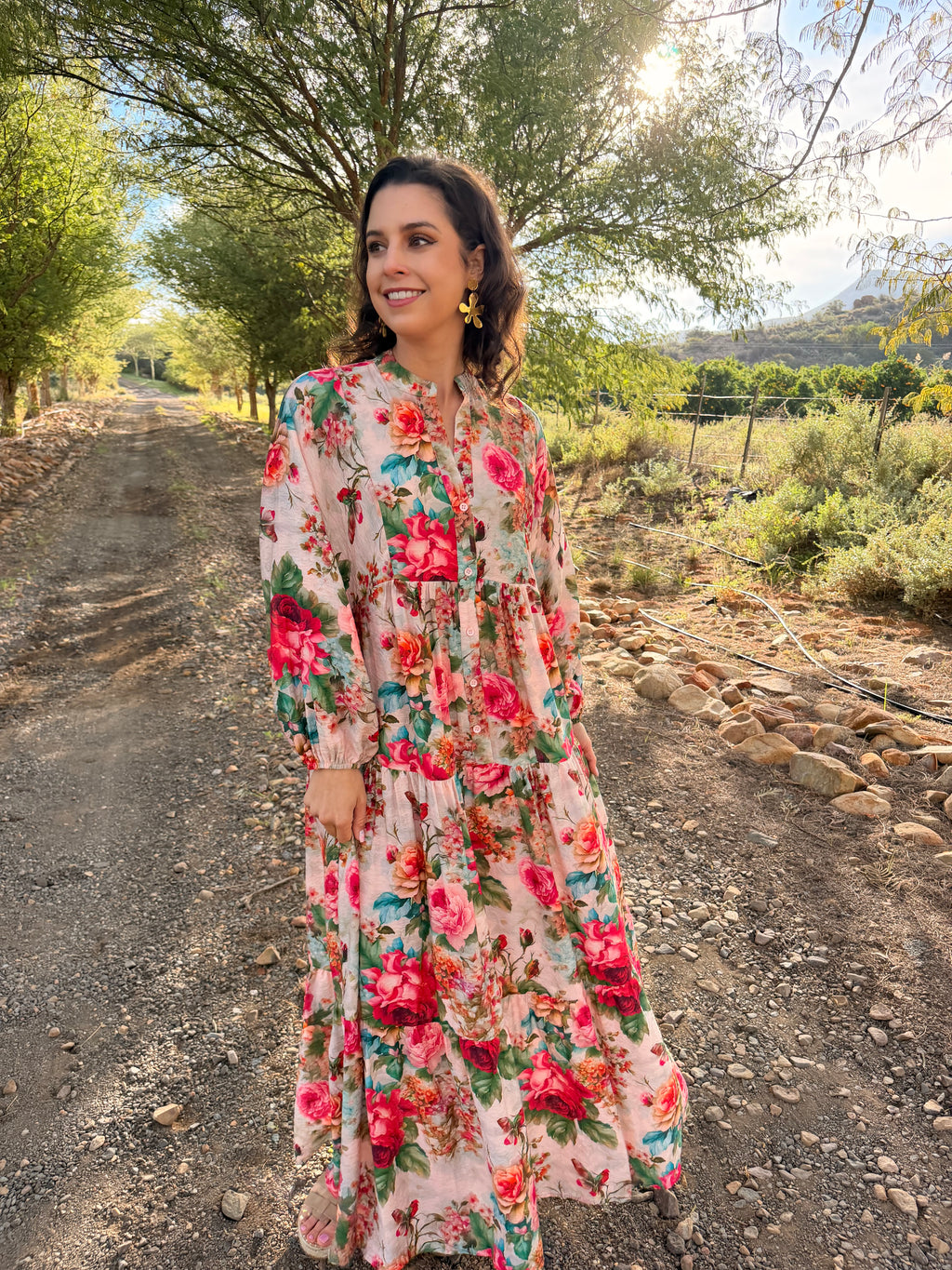 Jenna dress - Vintage rose