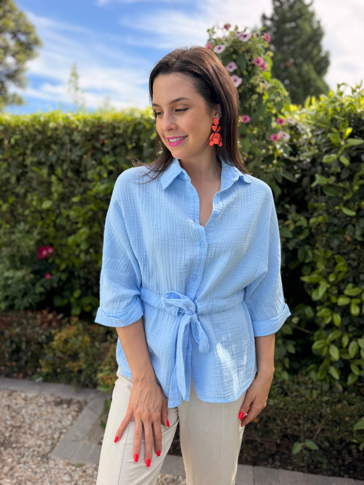 Kiara blouse - Blue