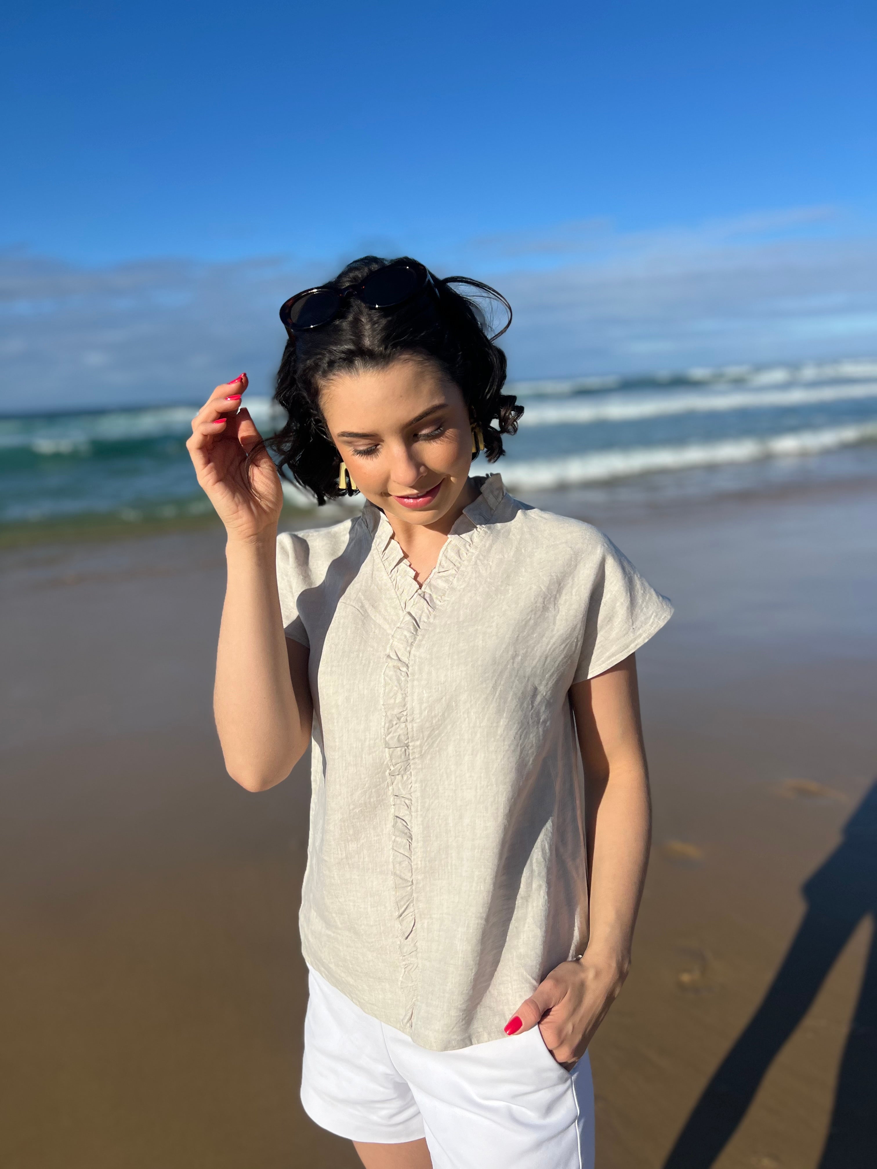 Anelia top - Natural