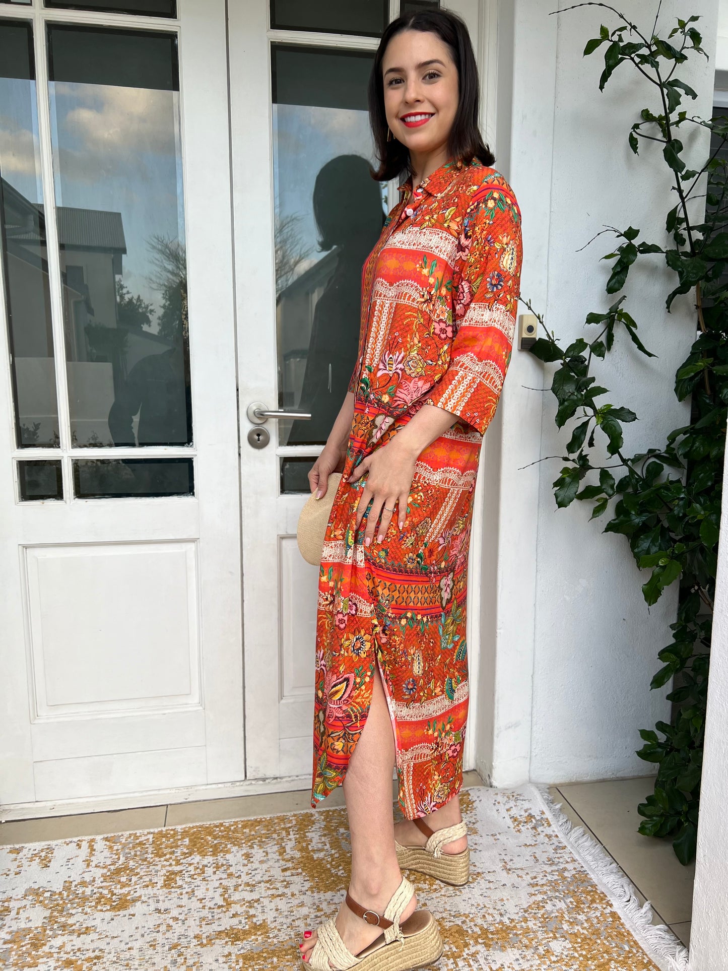 Jennifer dress - Burnt orange