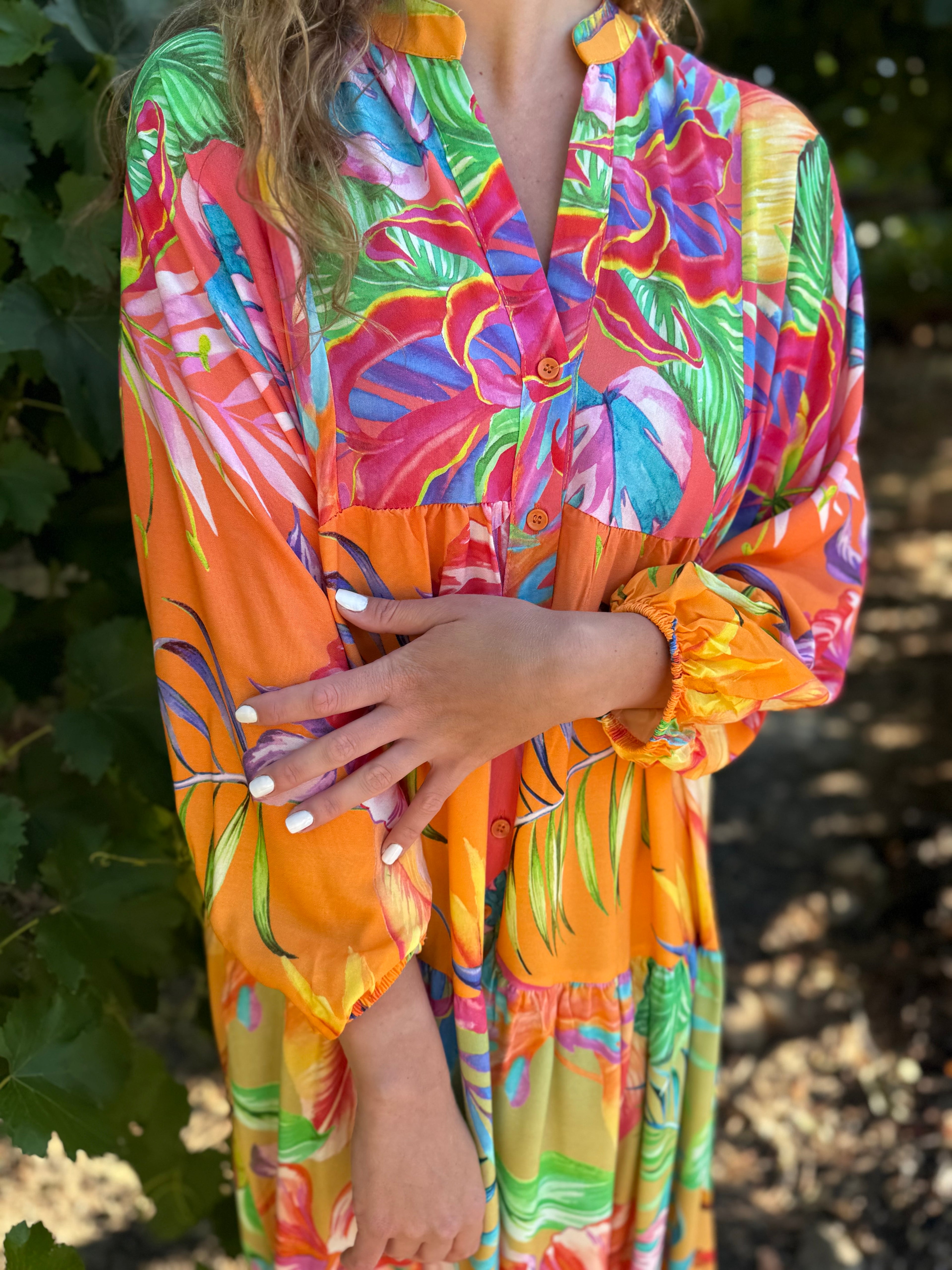 Jenna dress - tropical