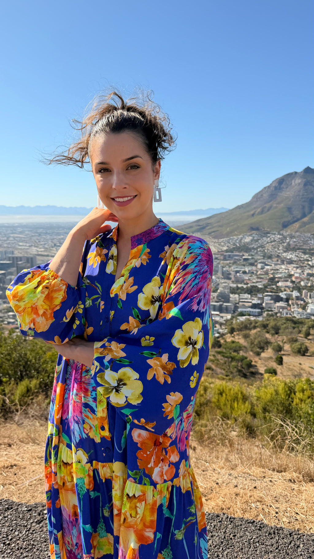 Jenna dress - Floral smudge