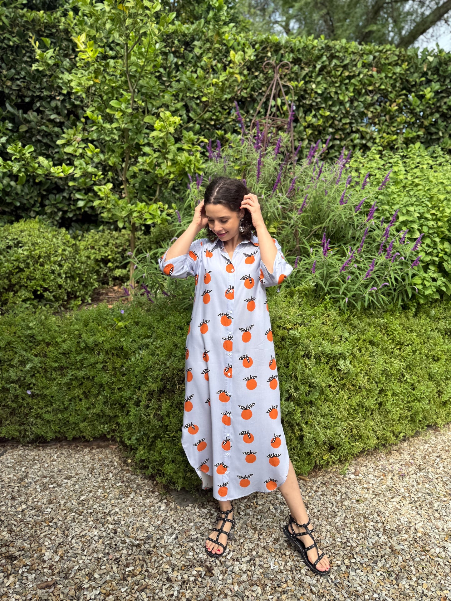 Jennifer dress - Funky oranges