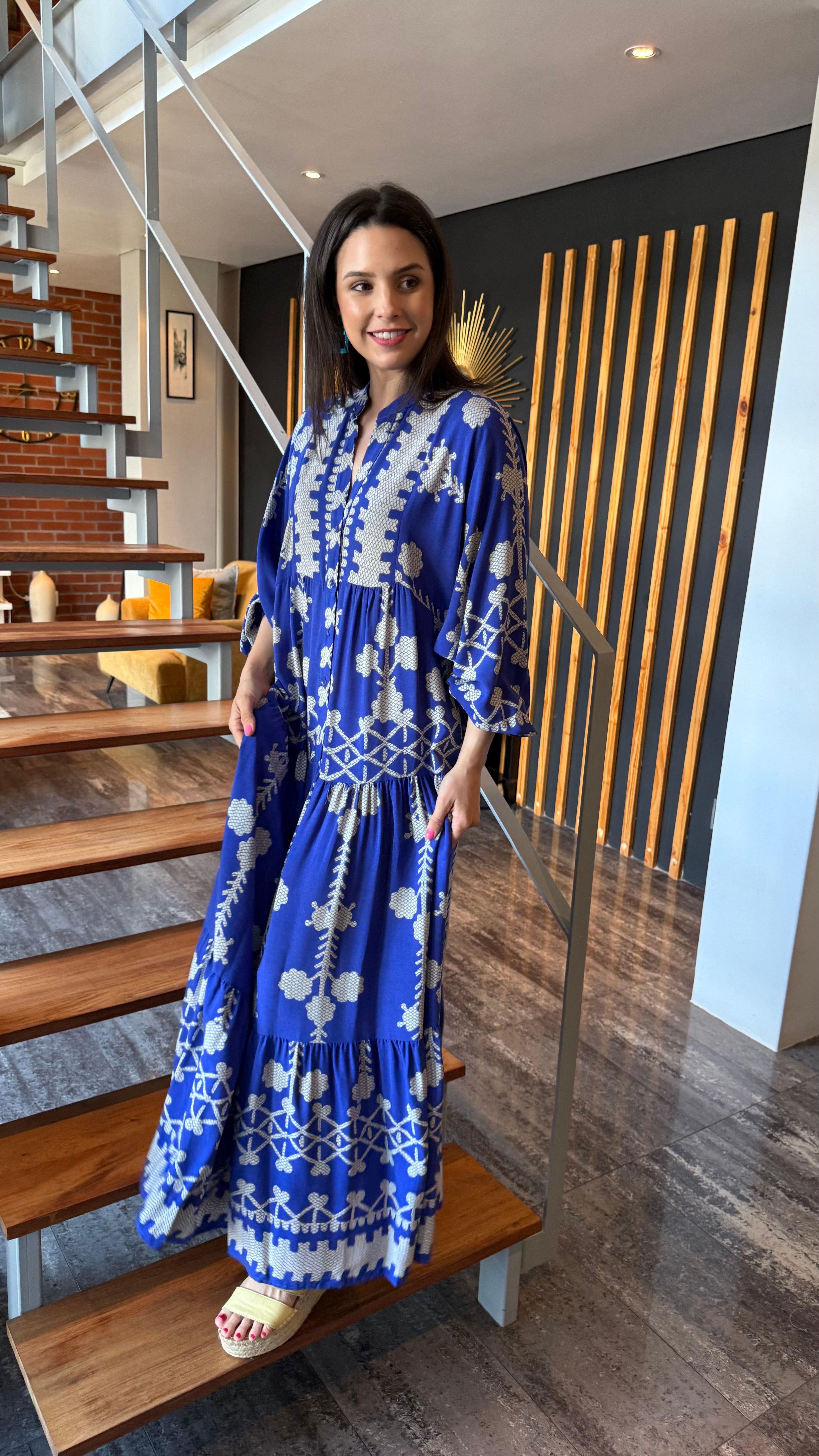 Jenna dress - Geo Bloom