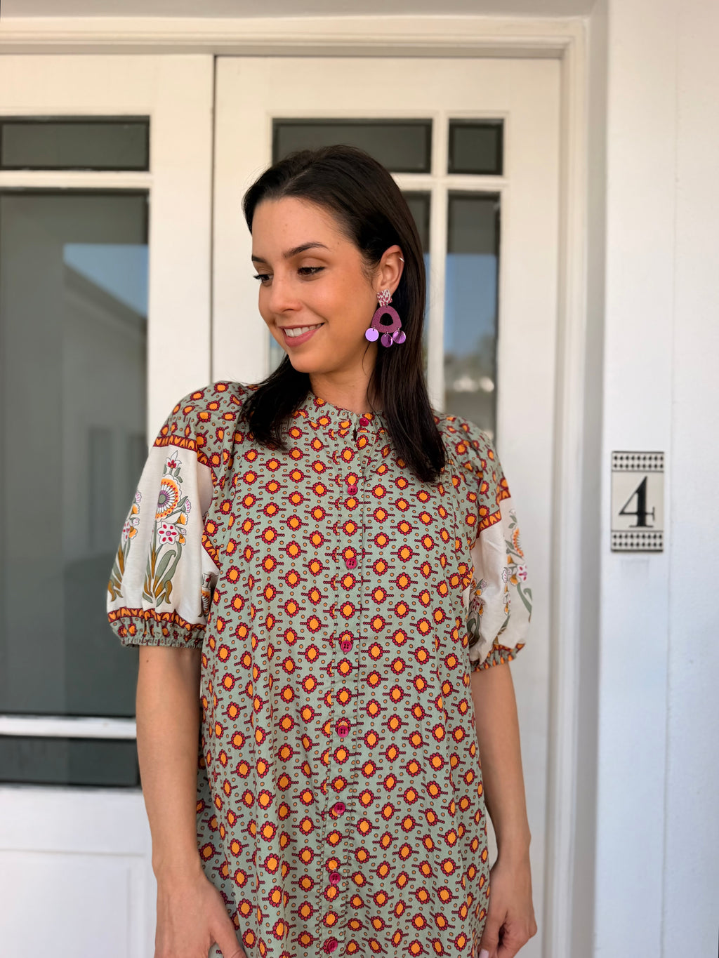 Livvy dress - Sage