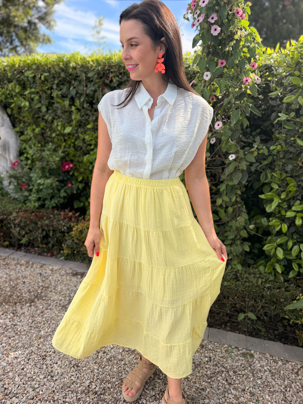 Selena skirt - Yellow