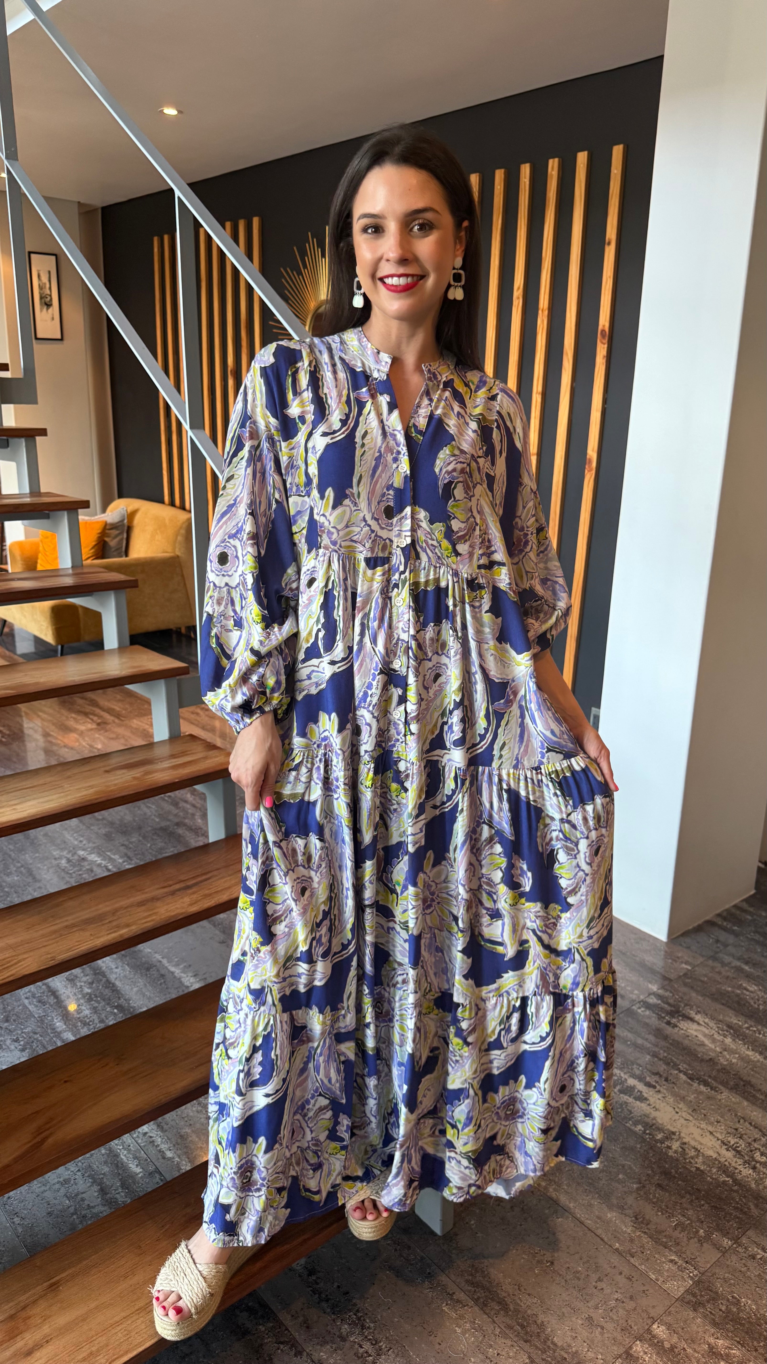 Jenna dress - Purple floral