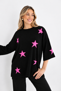 Star knit - Black