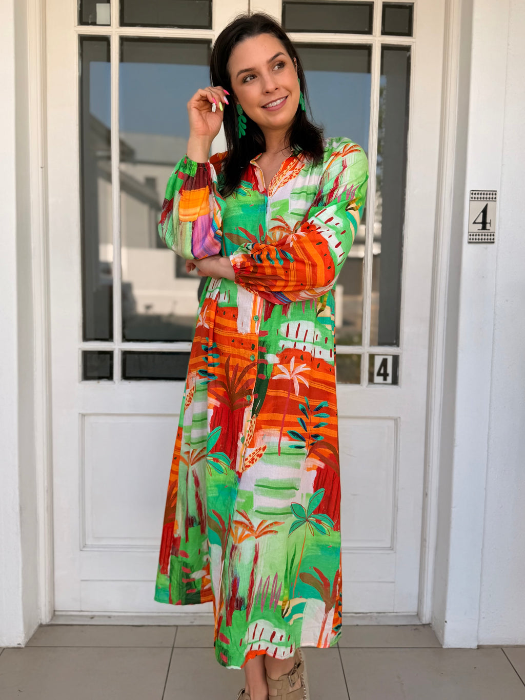 Patricia dress- Palm party