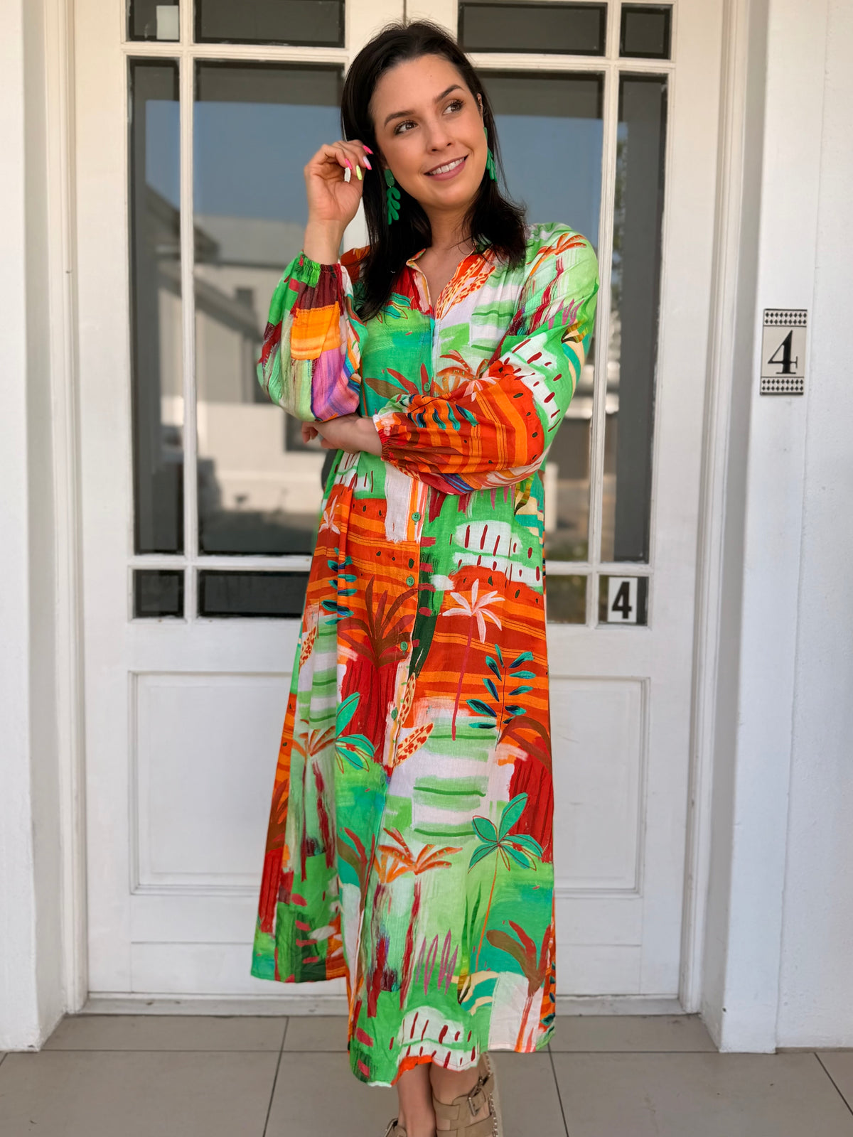Patricia dress- Palm party