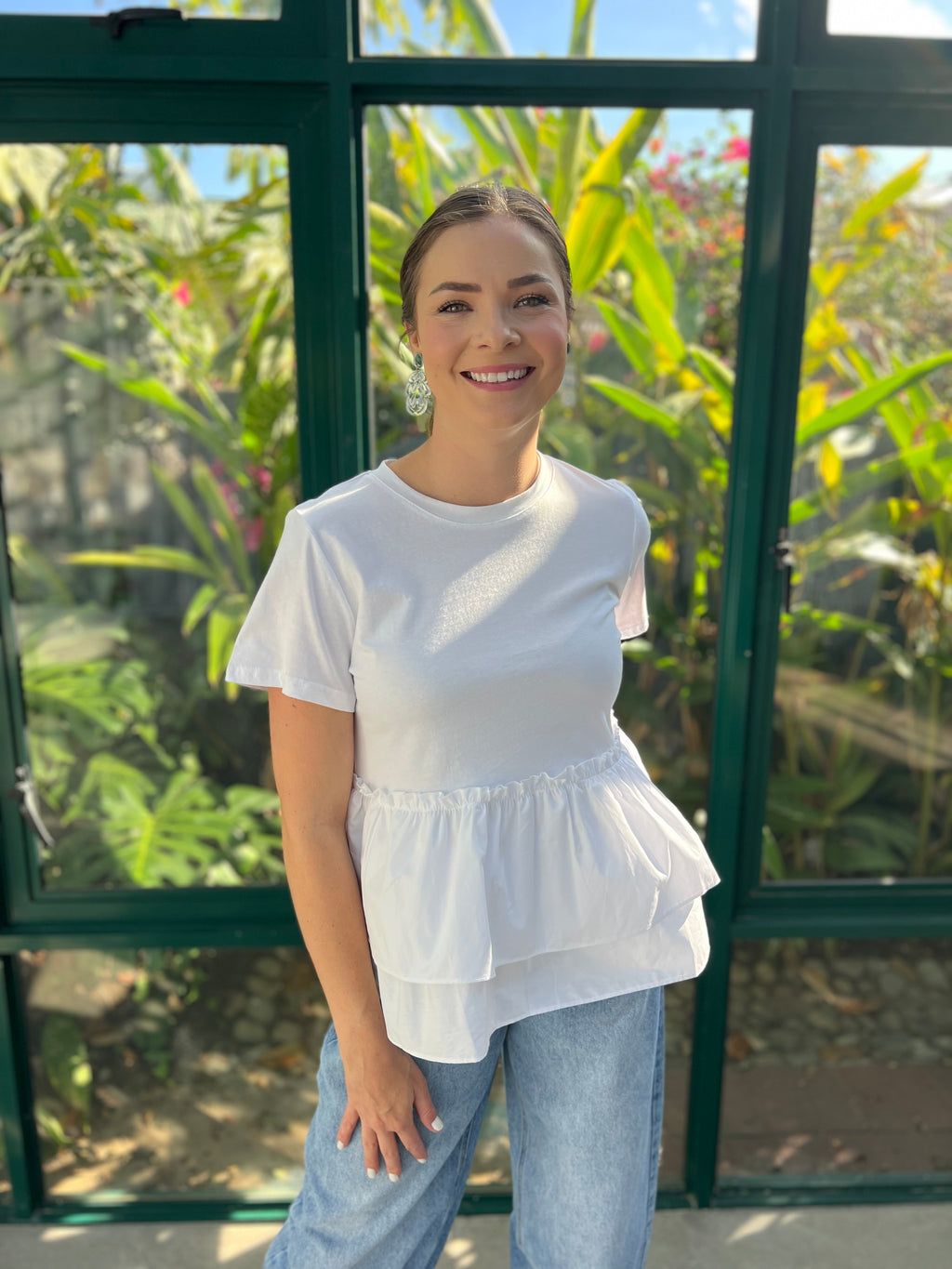 Italian frill T-shirt