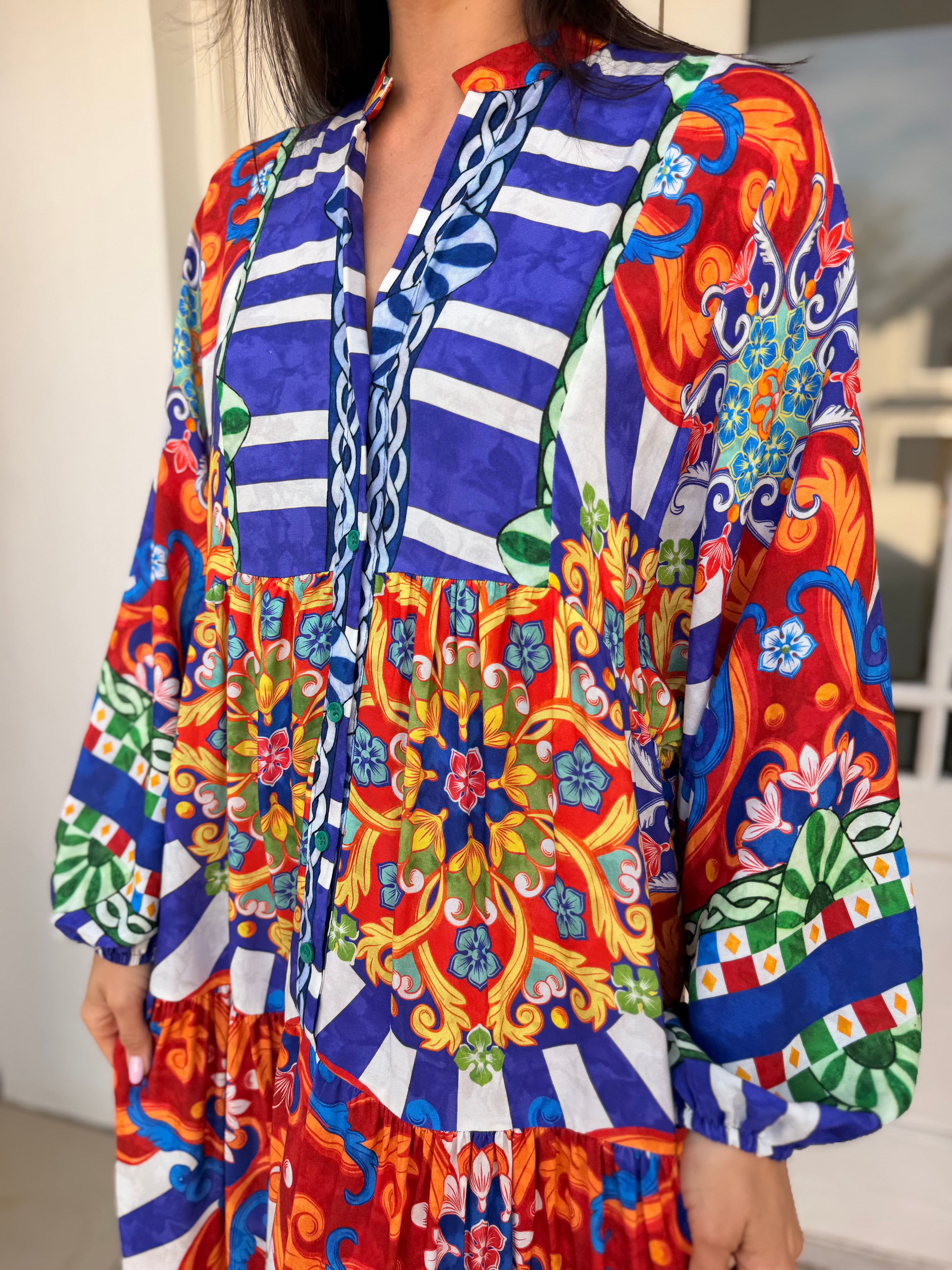 Jenna dress - Bold type