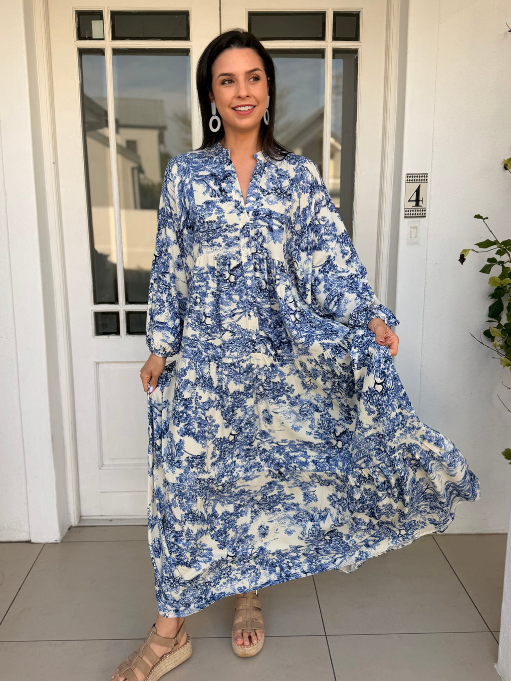 Jenna dress - Dior blue