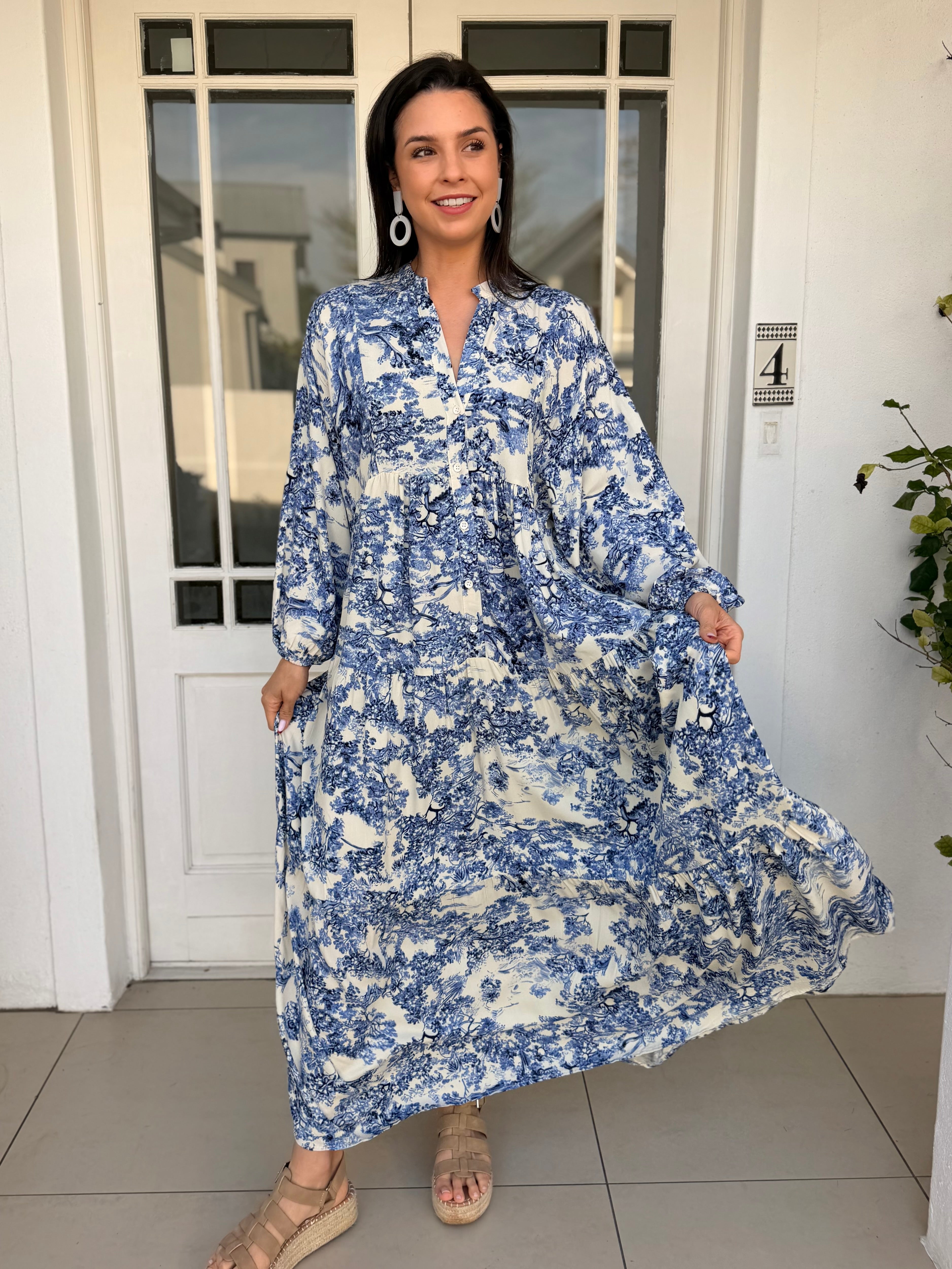 Jenna dress - Dior blue