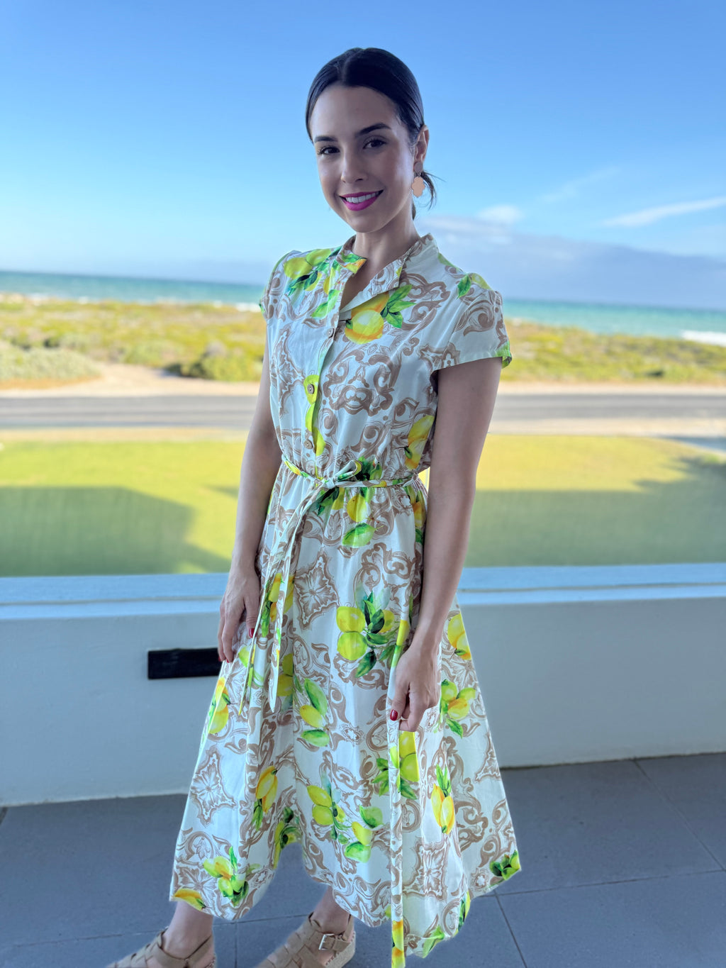 Bibi dress - Beige La Dolcé Vita