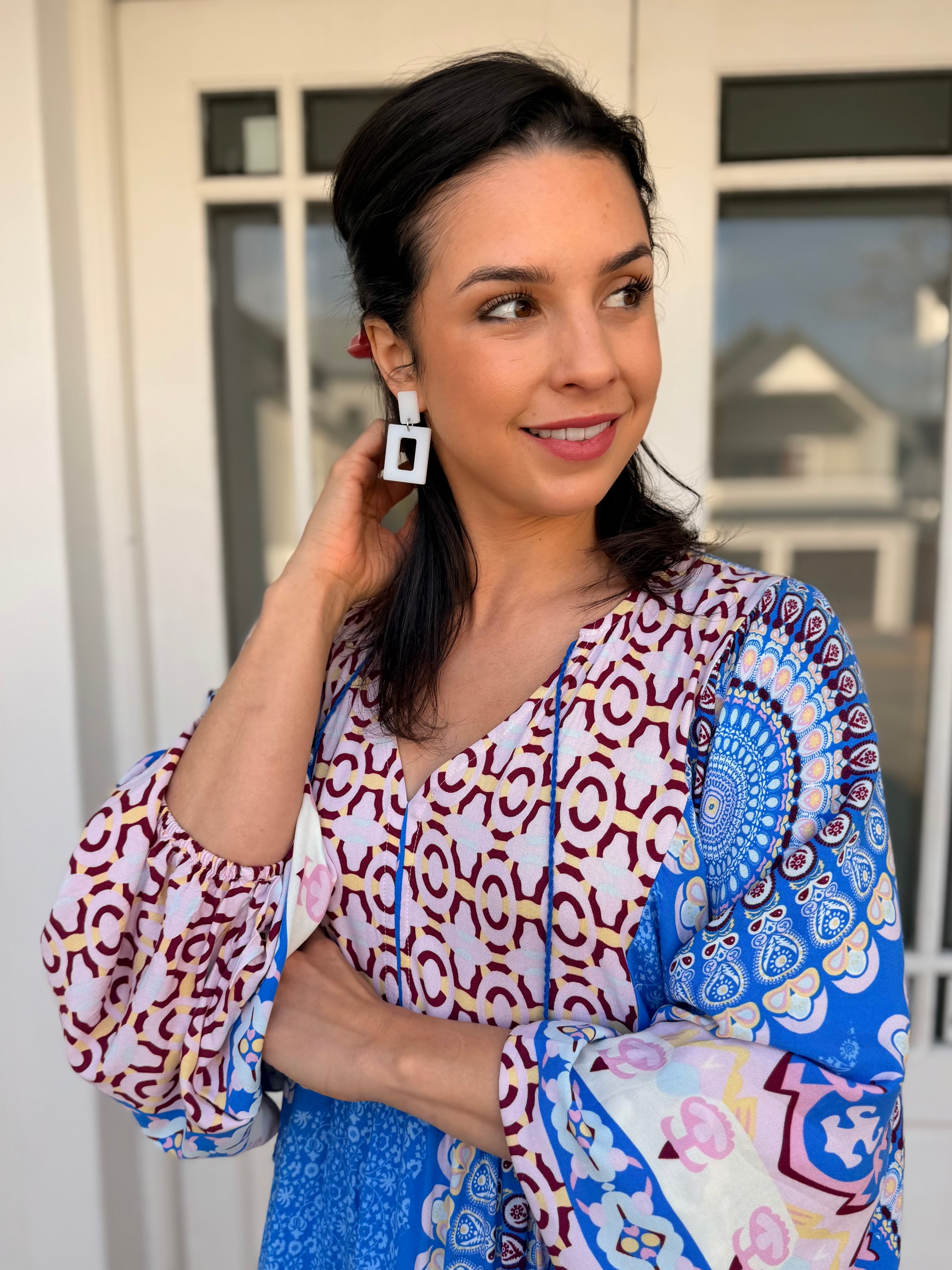 Skylar dress - Blue mandala