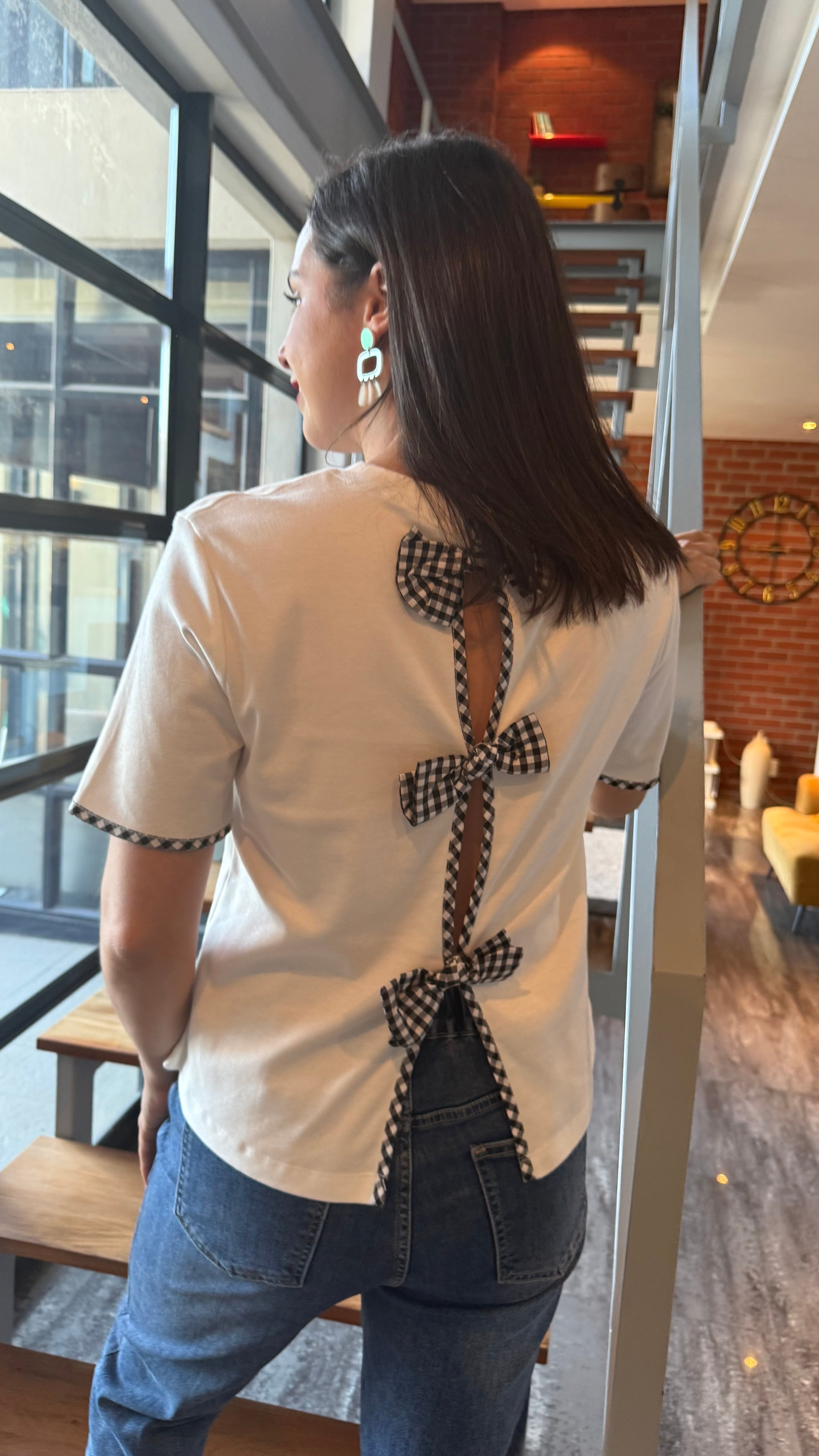 Bow top - White