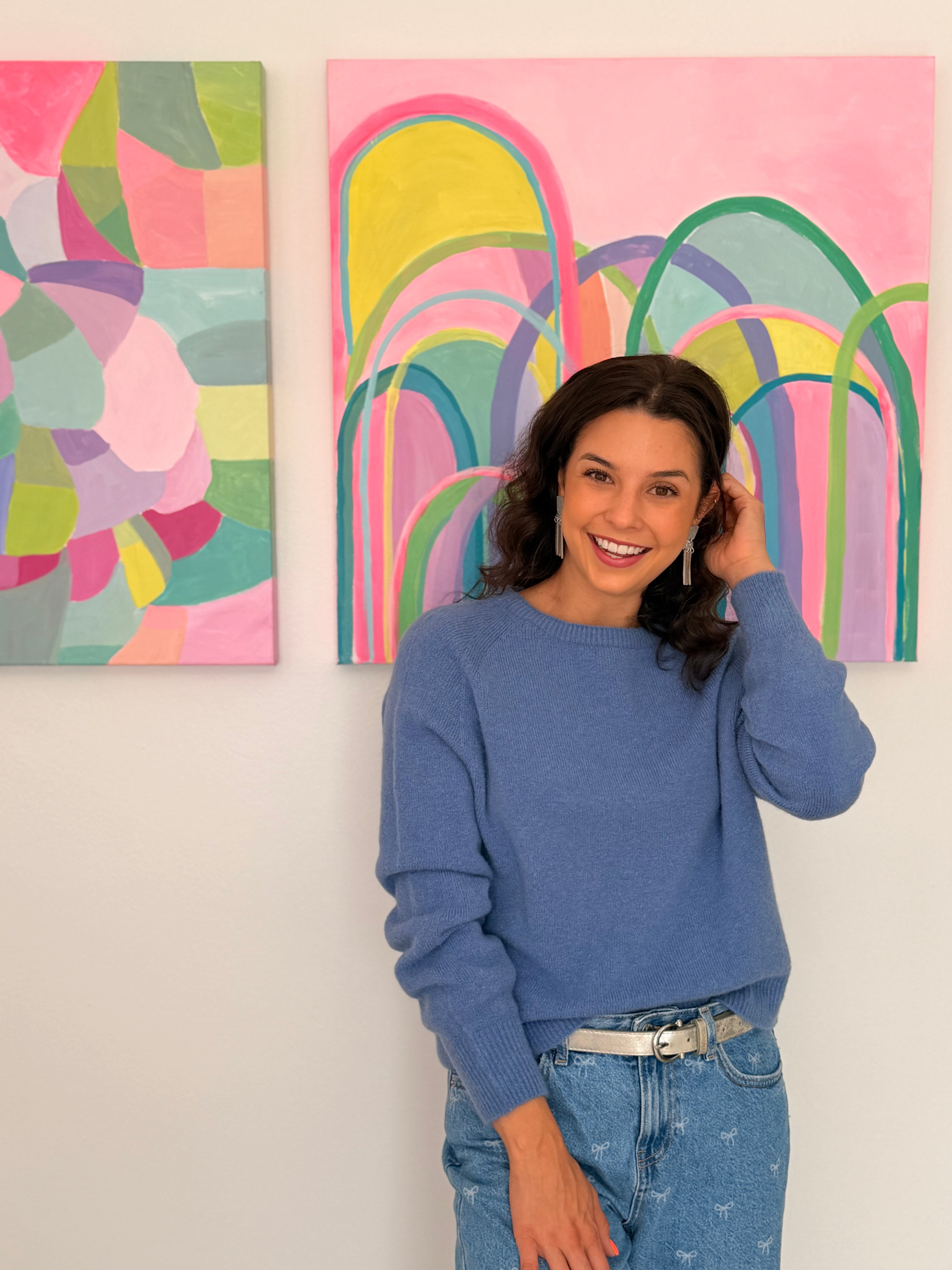 Baby alpaca knit - Carolina blue