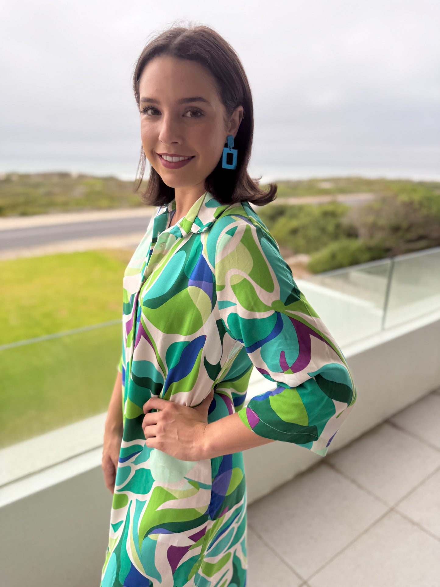 Jennifer dress - Swirly Whirly
