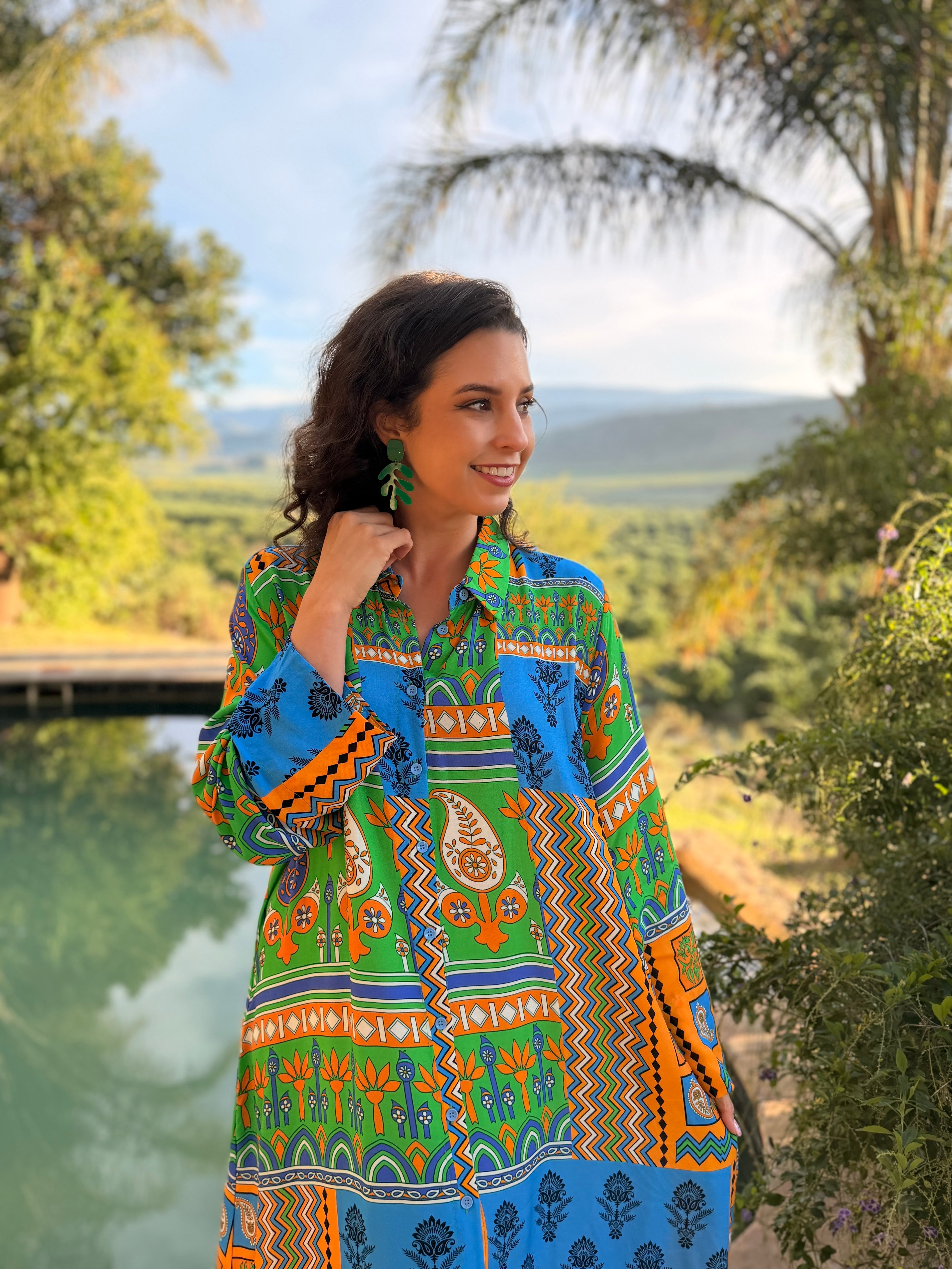 Pam dress - Paisley paradise