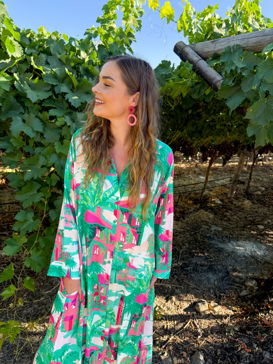 Dessie dress - Tropical town