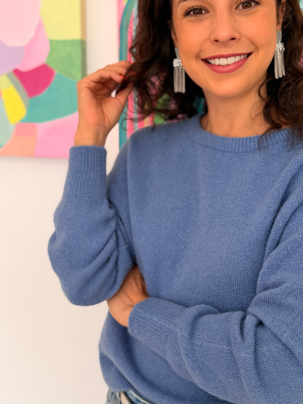 Baby alpaca knit - Carolina blue