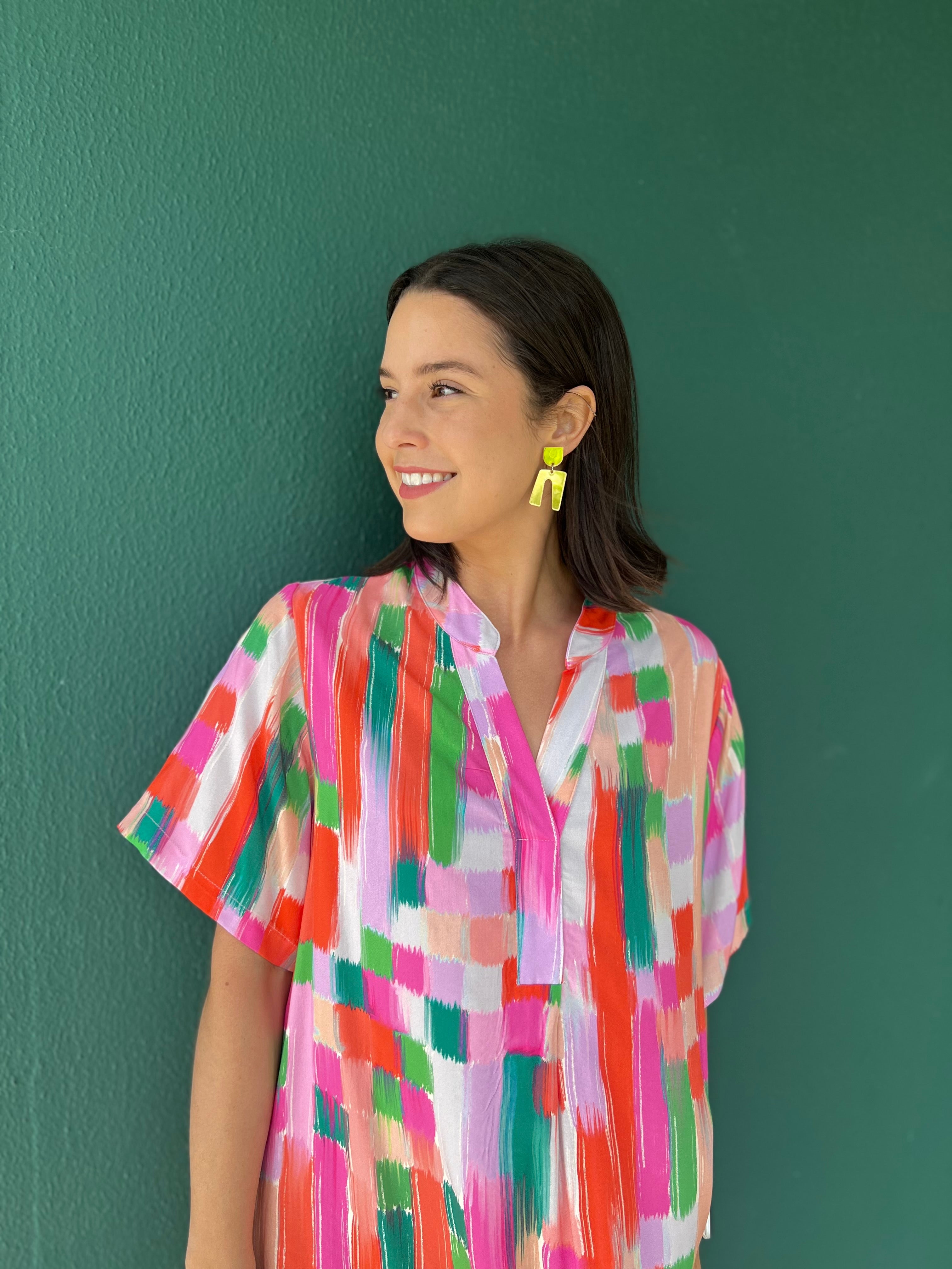 Jean dress - Paintbrush