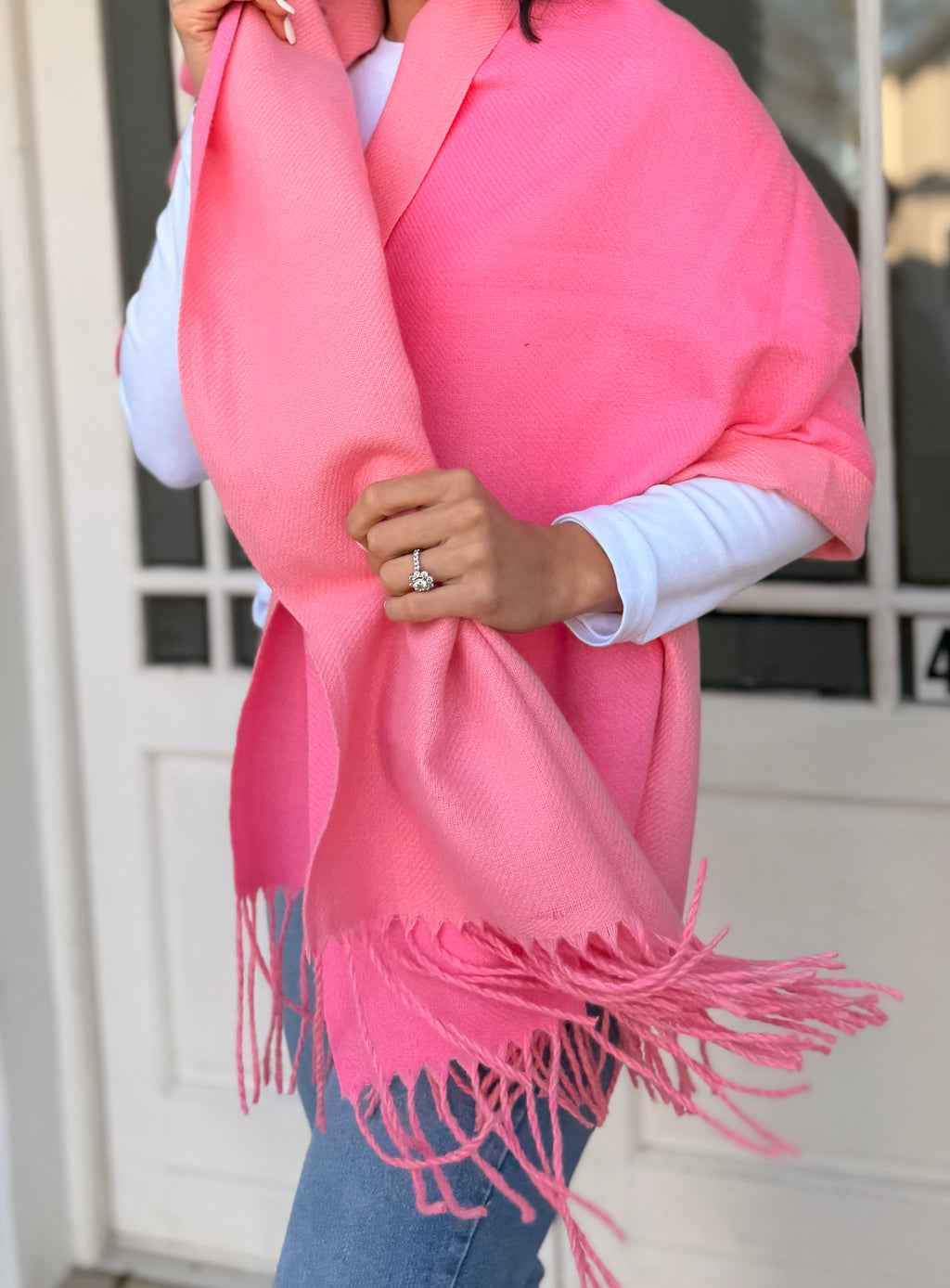 Cashmere scarf - Pink