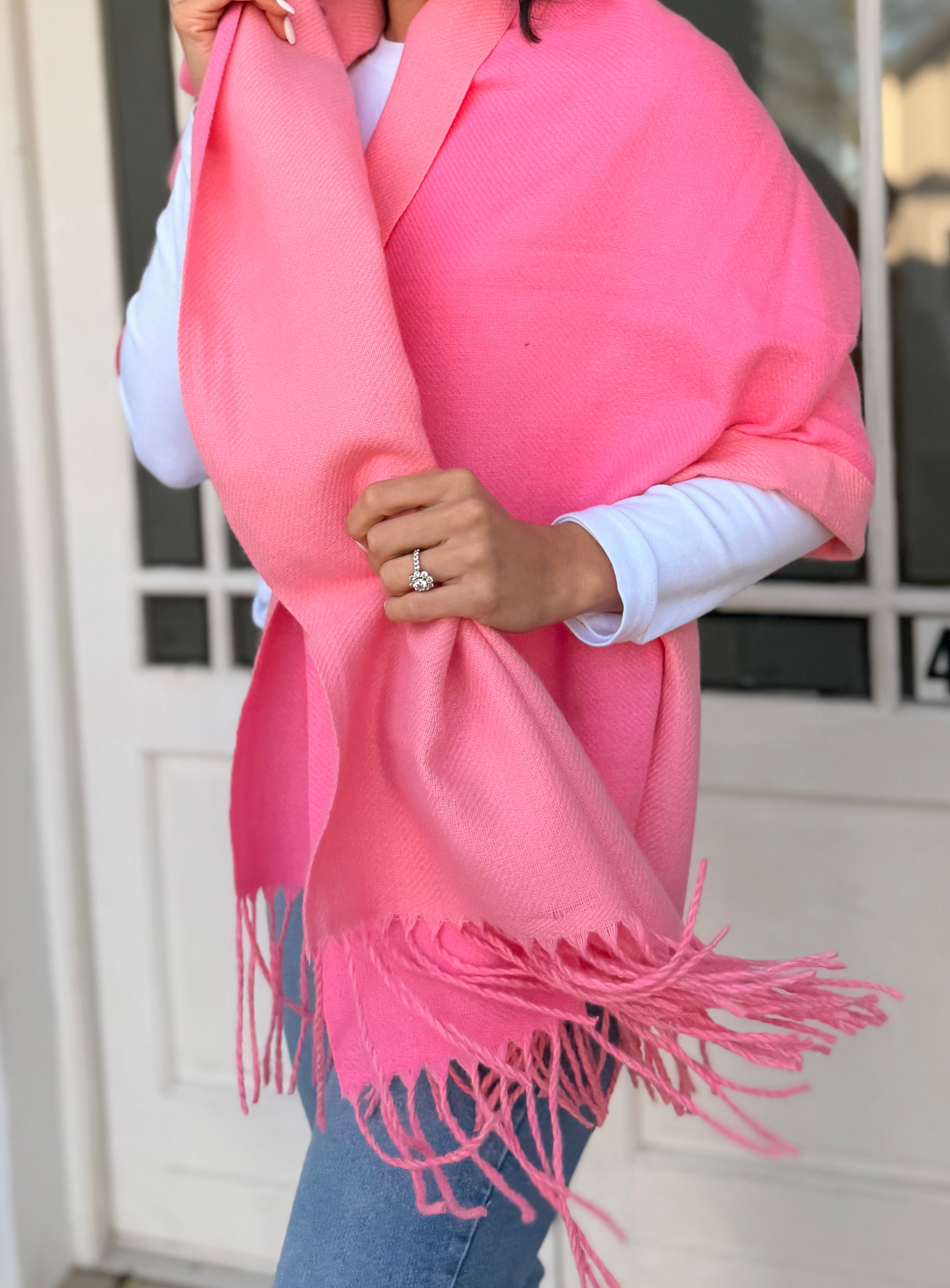 Cashmere scarf - Pink