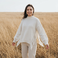 Fringe knit - Beige