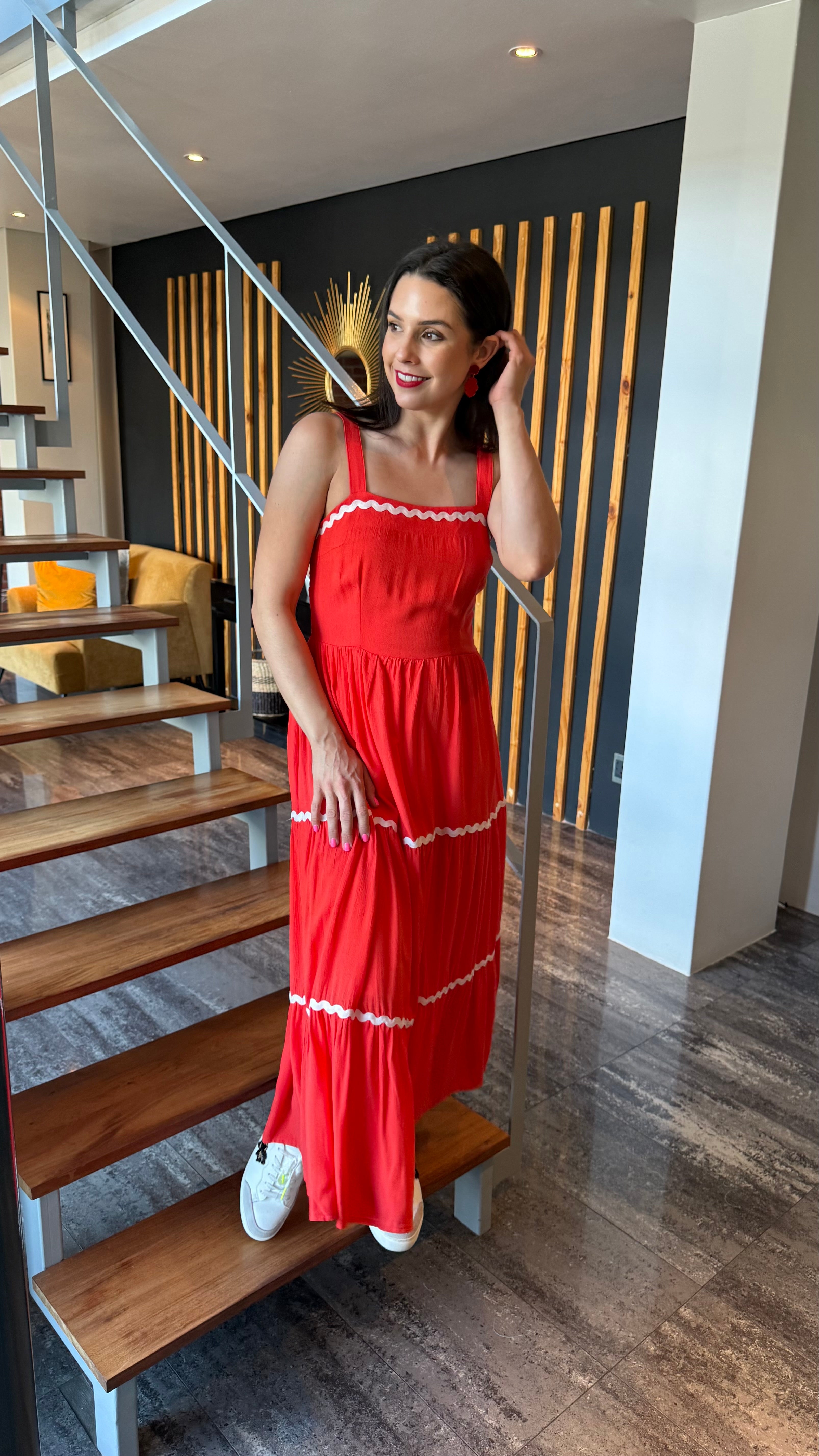 Zig zag dress - Corral