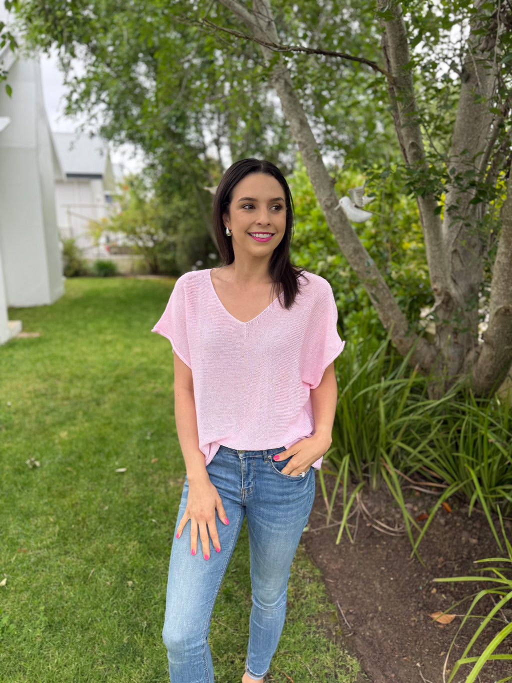 Italian summer knit - Soft pink