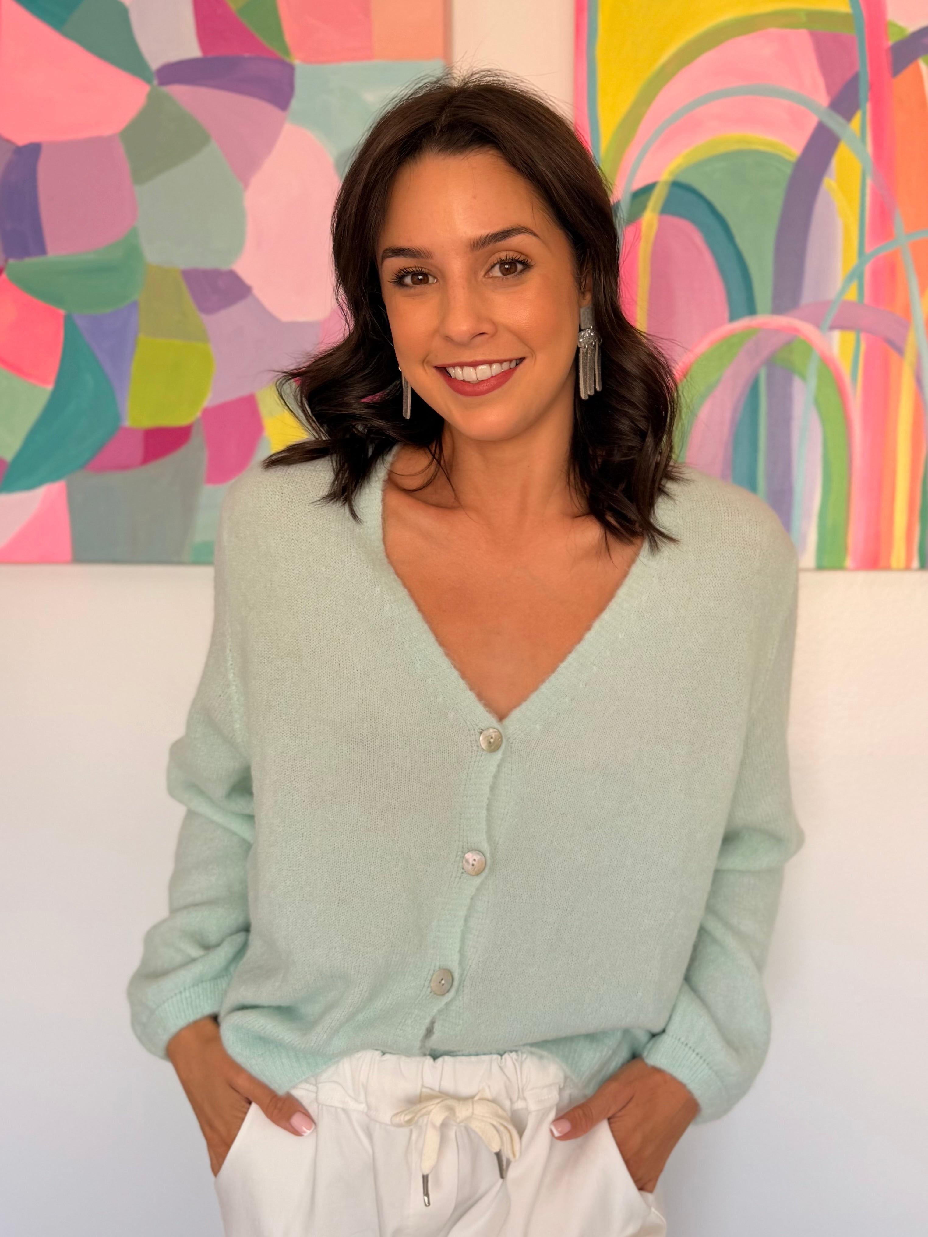 Baby alpaca cardigan -