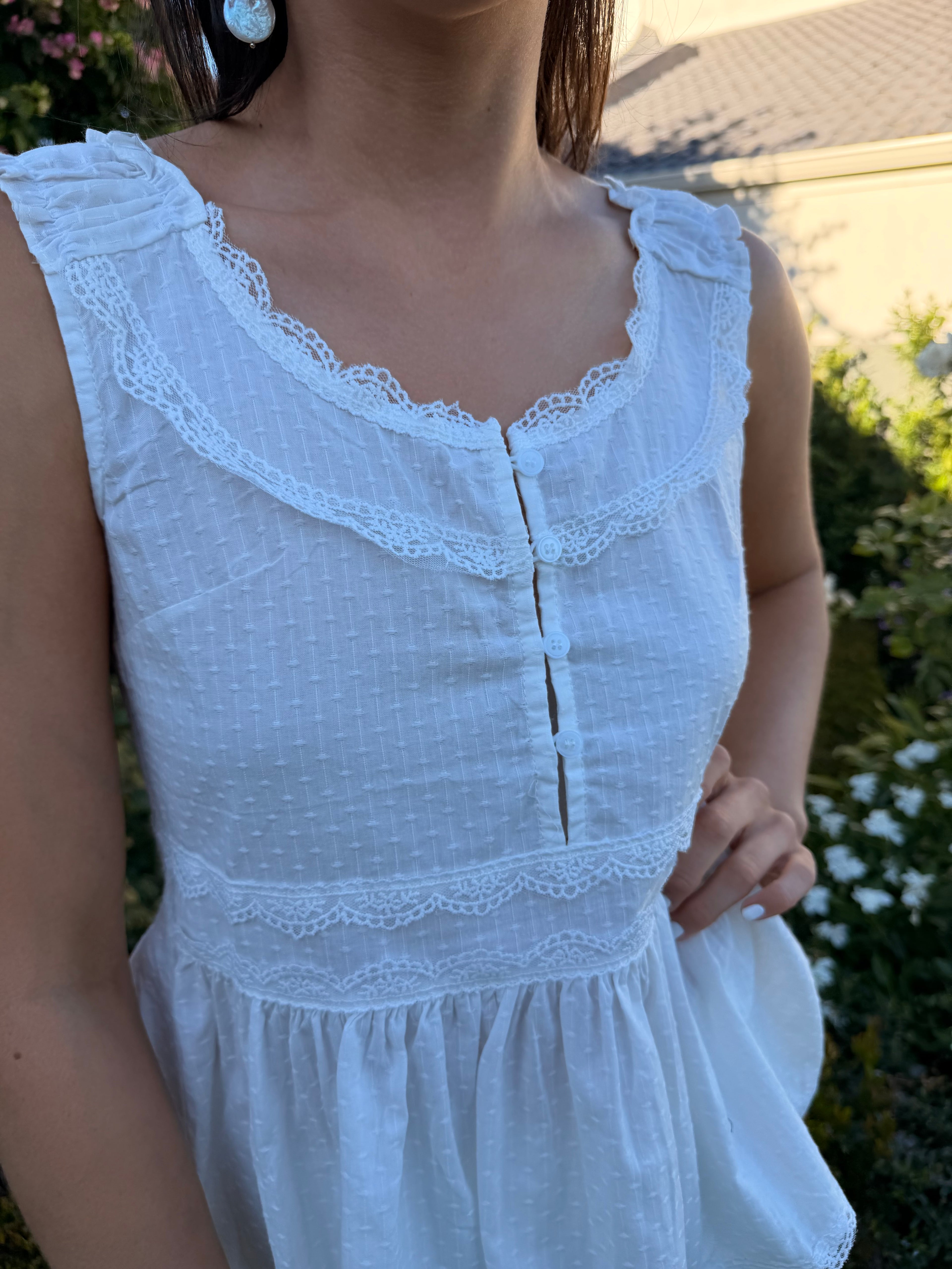 Dolly Italian top - White